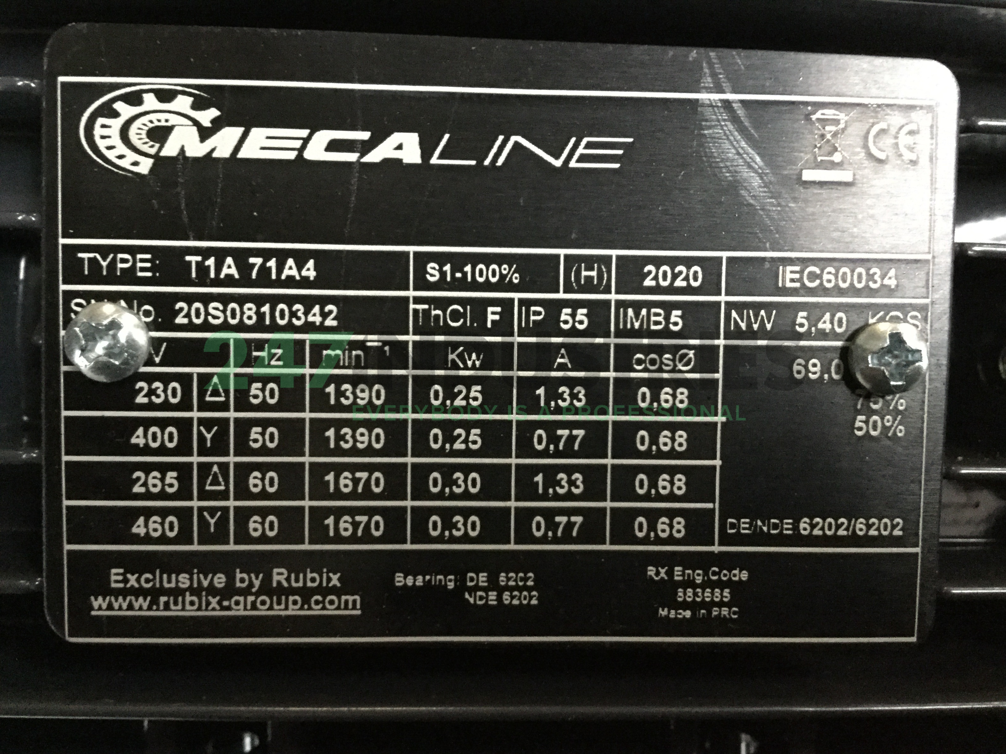 T1A71A4-B5 Mecaline Image 4