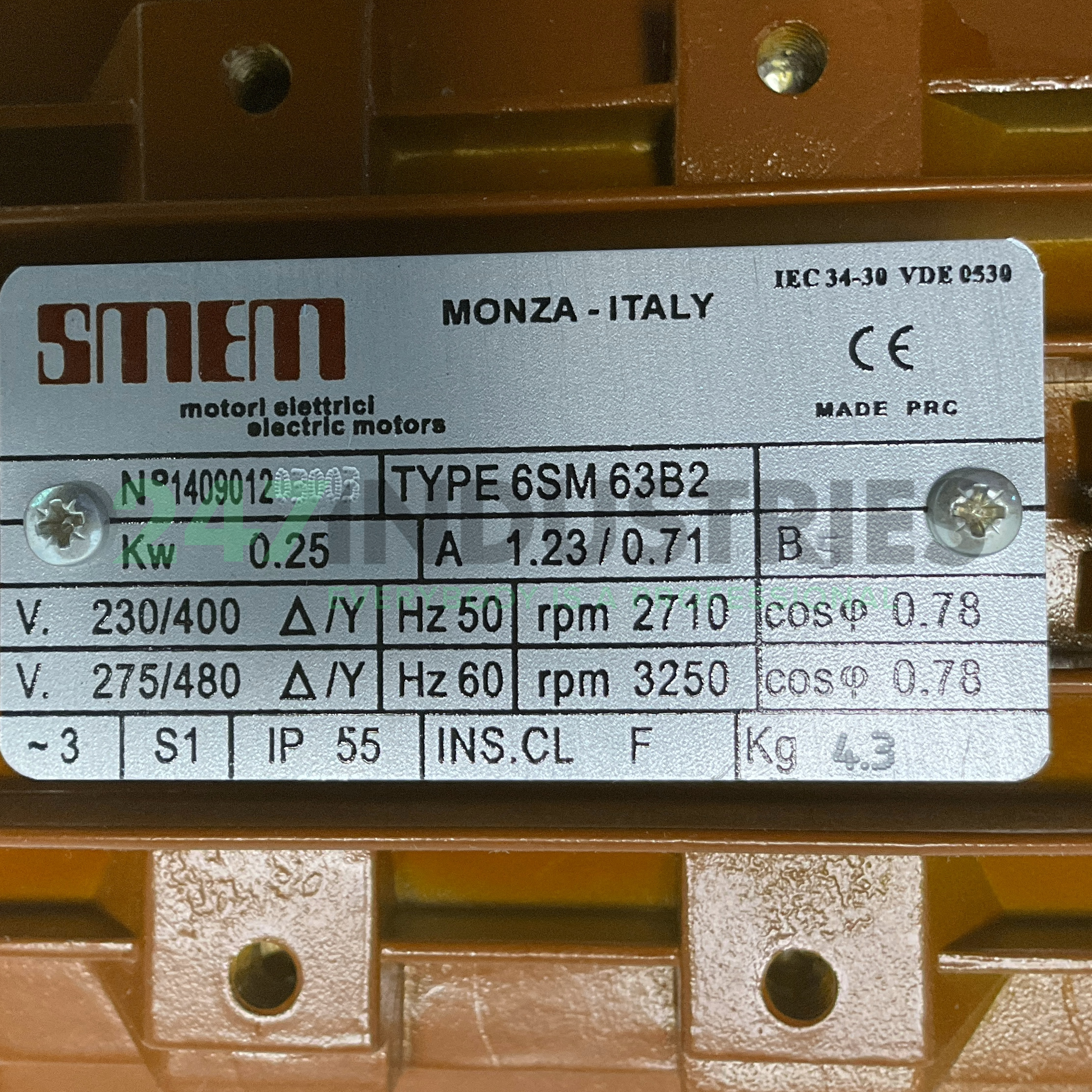 6SM63B2 SMEM Motori Elettrici Image 4