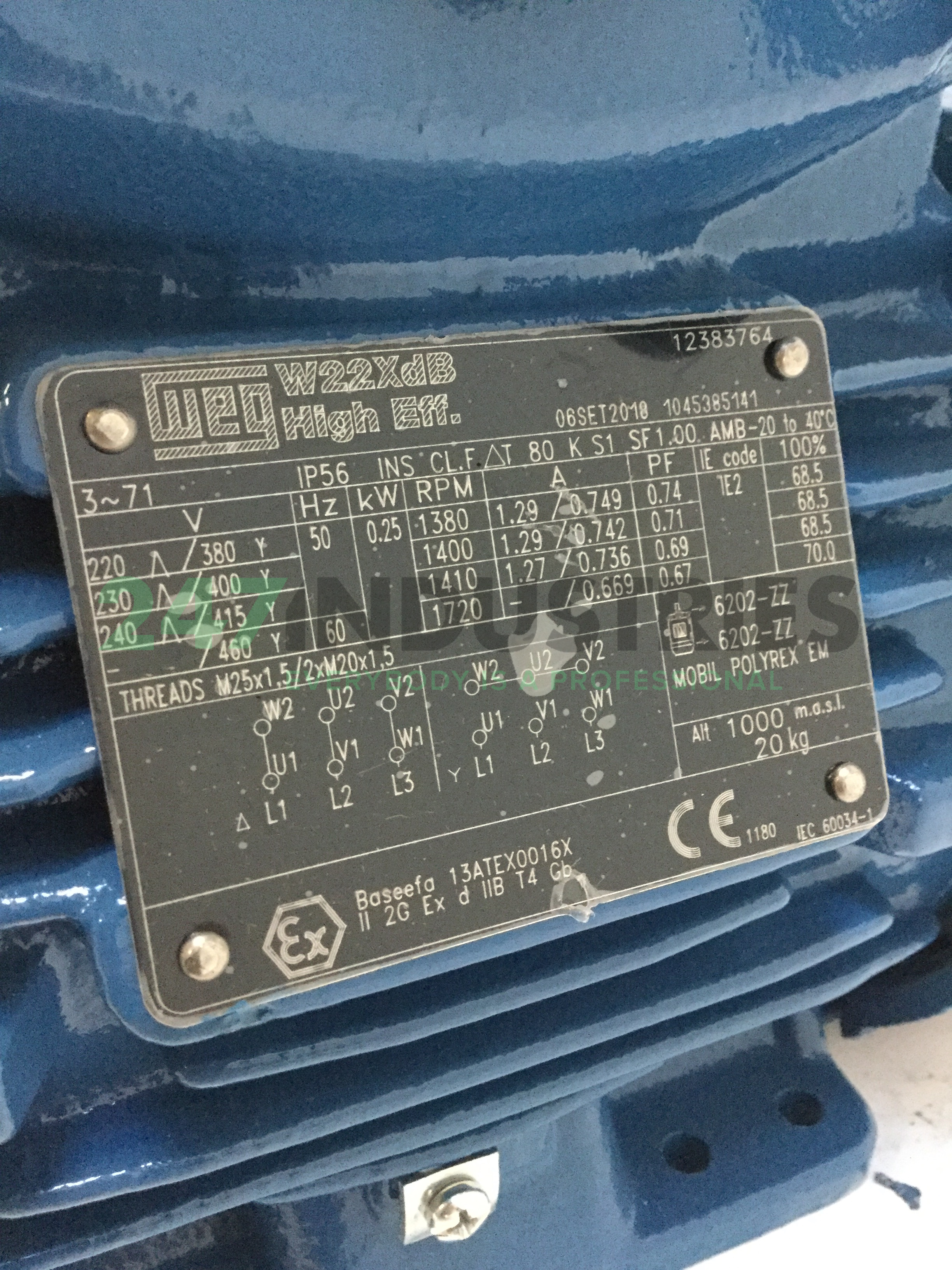 0.25K31CI2714B32G WEG Image 4