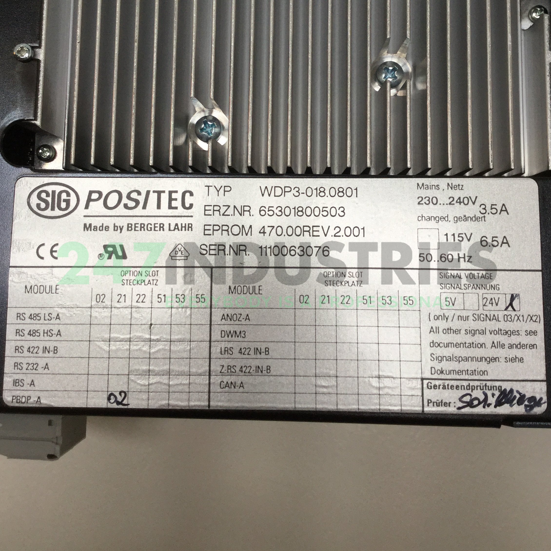 WDP3-018.0801 Berger Lahr Image 4