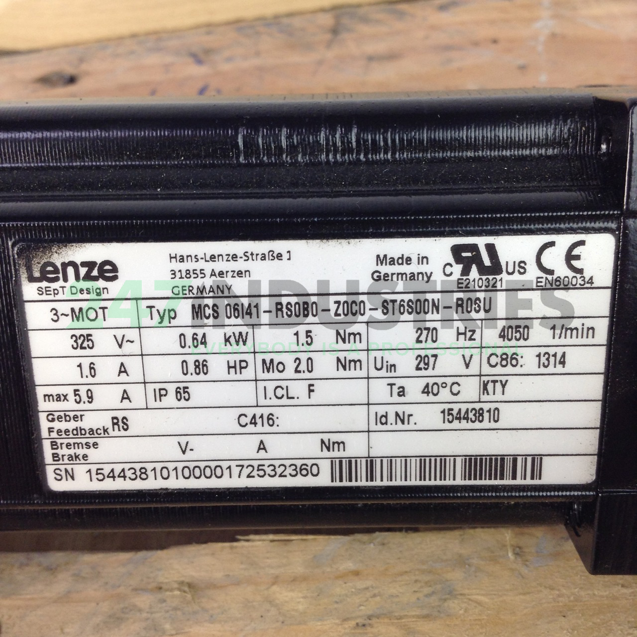 GKR04-2SHAK06IC41 Lenze Image 2