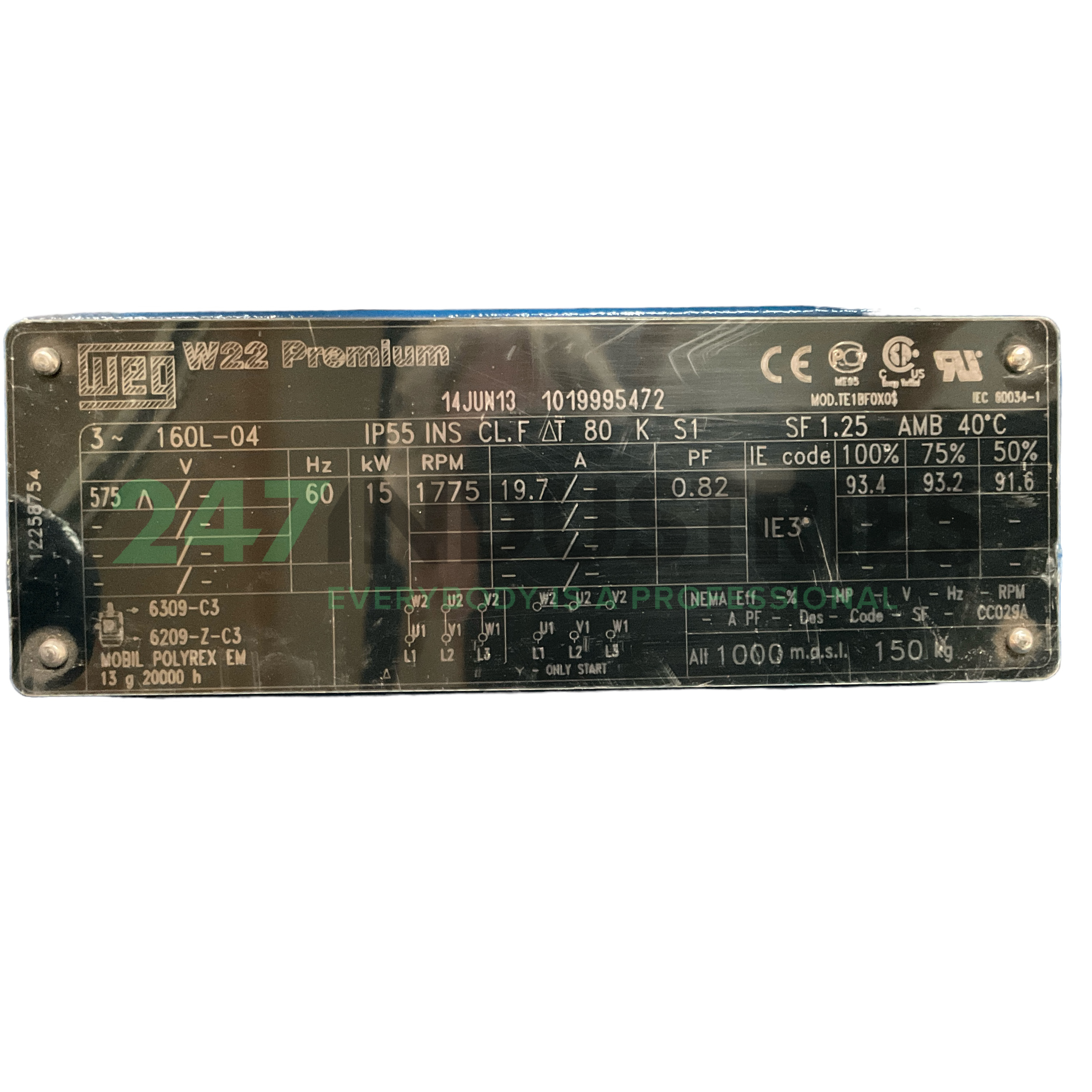 15K35CI3160L4B35 WEG Image 4