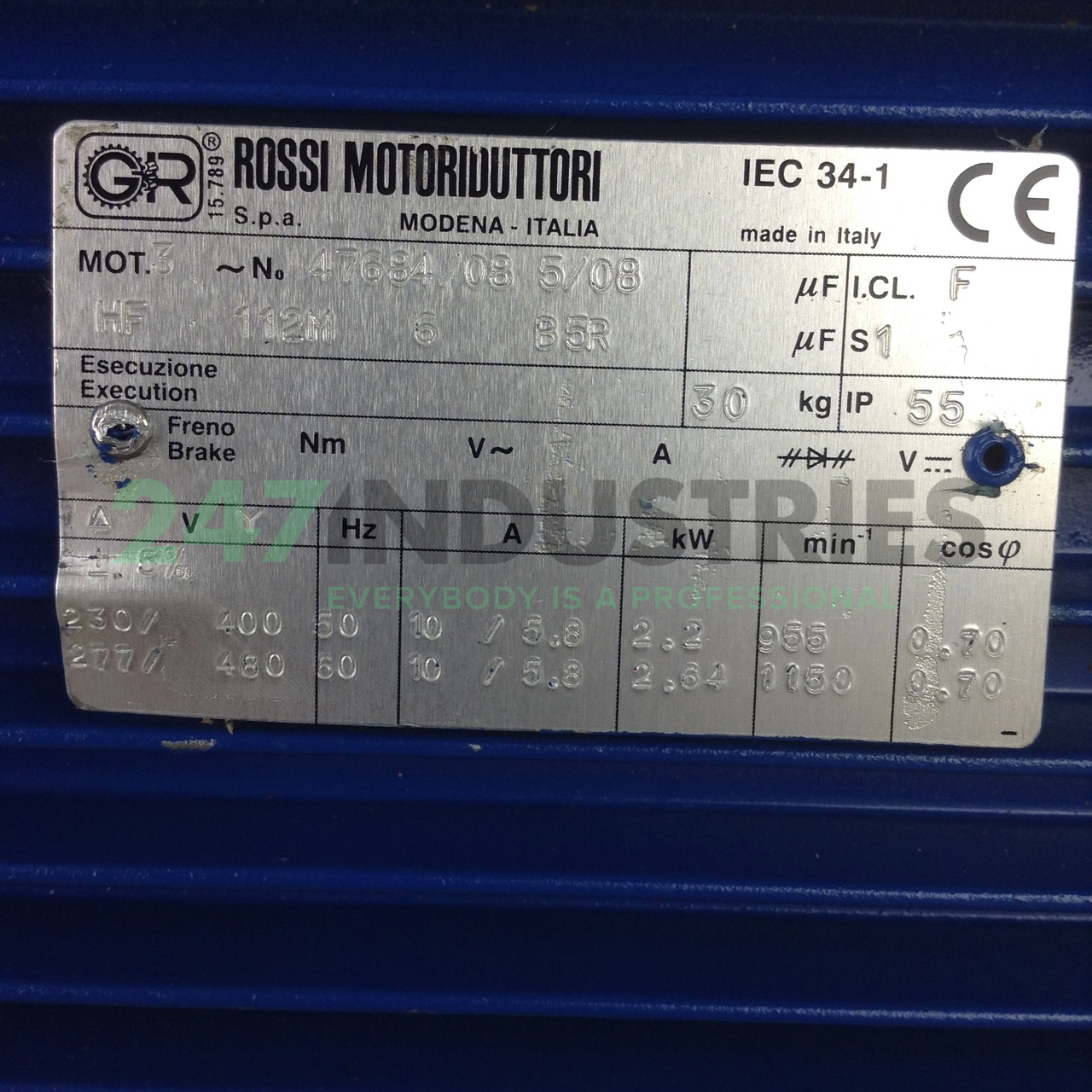 HF112M623040050B5R Rossi Image 2