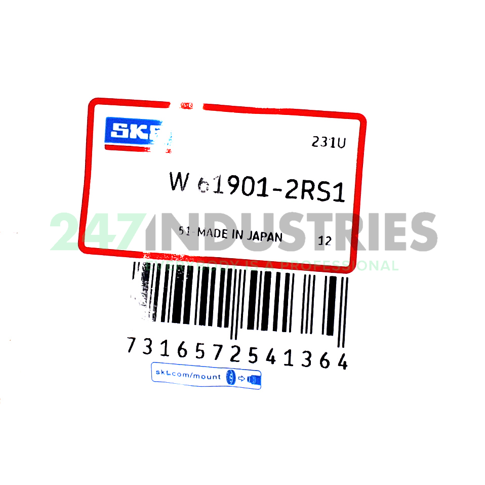W61901-2RS1 SKF Image 2