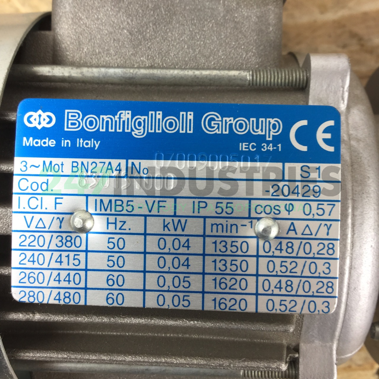 VF27F115BN27A4-B3 Bonfiglioli Image 2