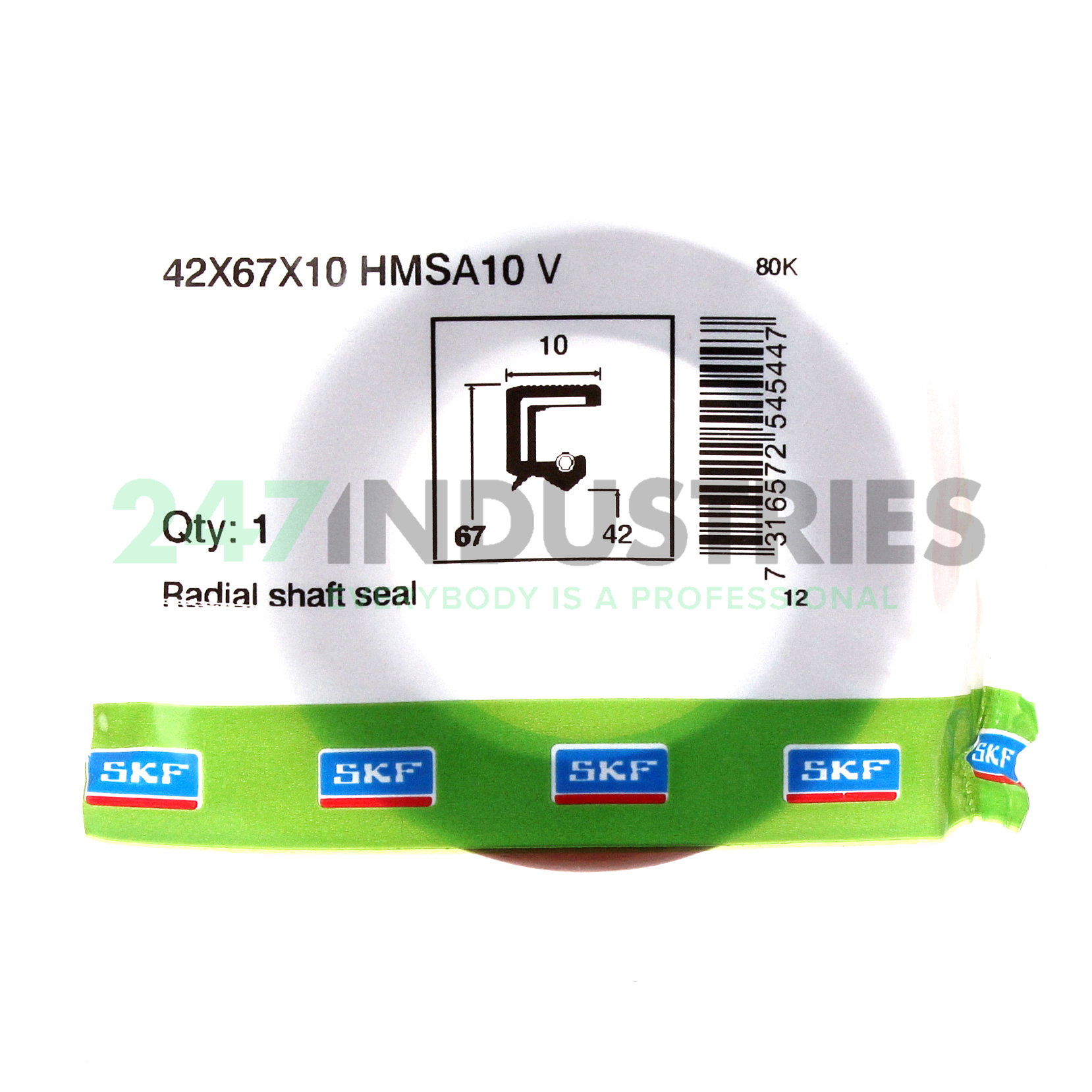 42X67X10HMSA10V SKF Image 3