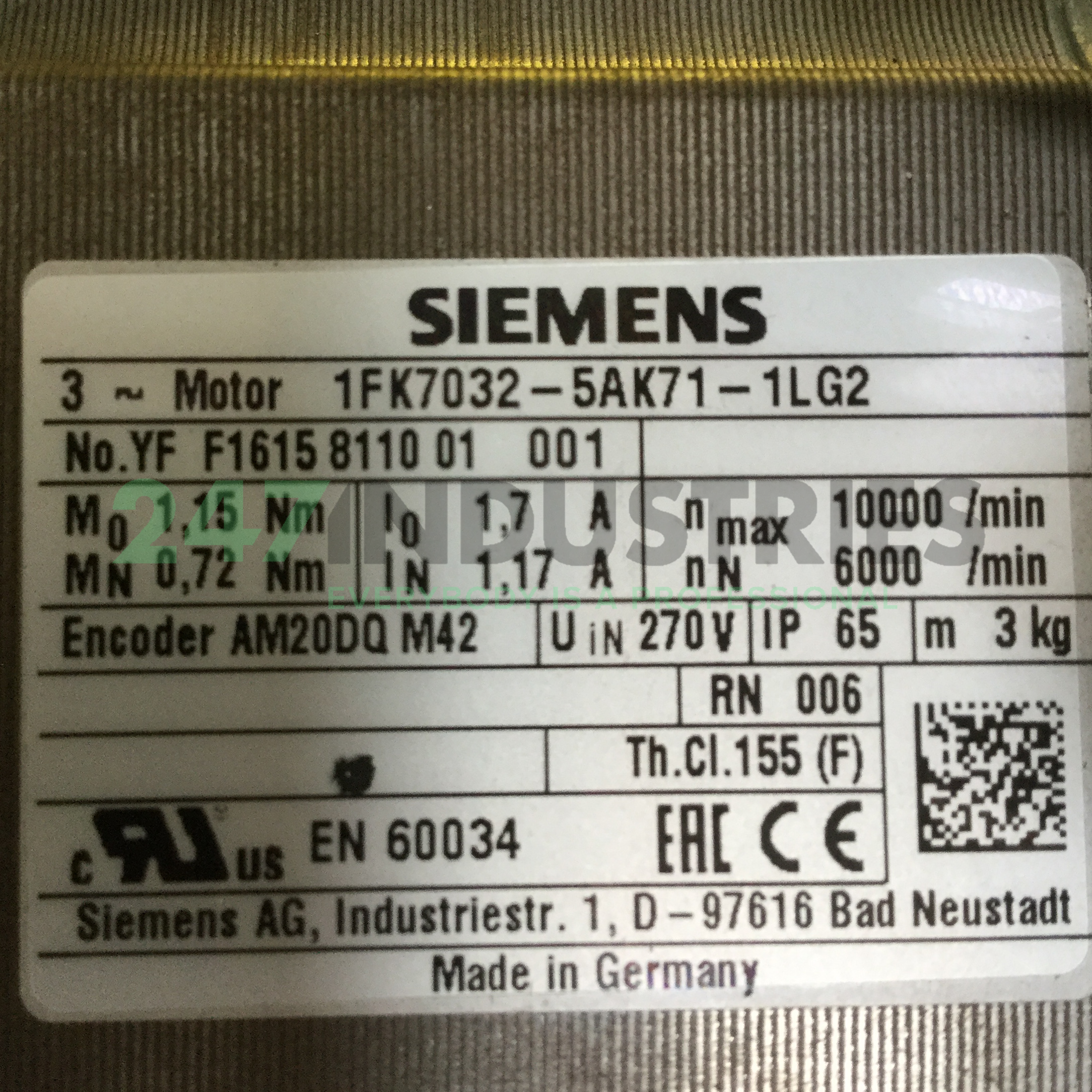 1FK7032-5AK71-1LG2 Siemens Image 4