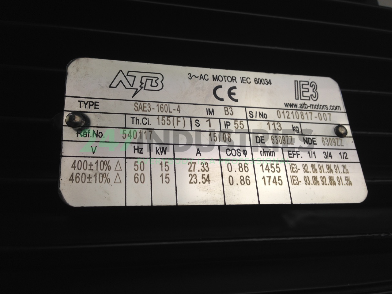 SAE3-160L-4B3 ATB Image 2