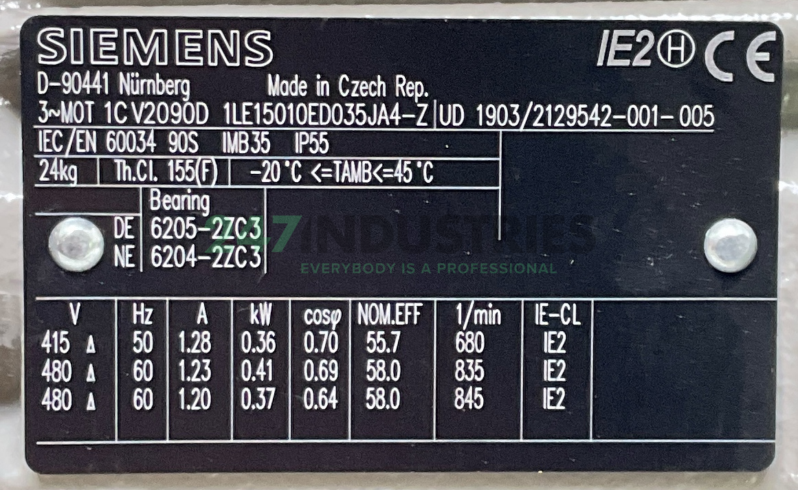 1LE1501-0ED03-5JA4-Z Siemens Image 4