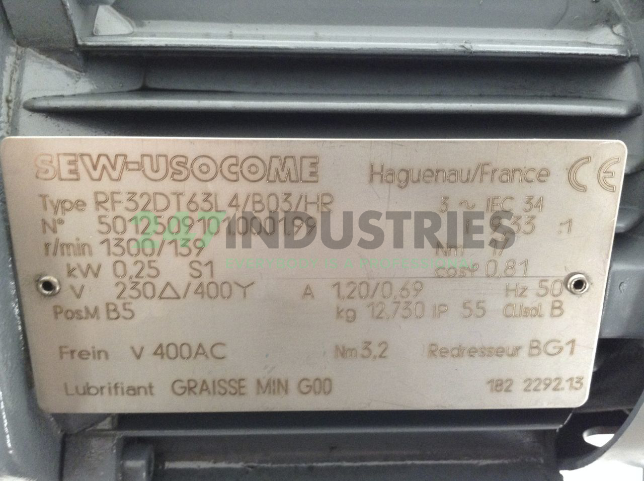 RF32DT63L4/B03/HR SEW-EURODRIVE Image 2