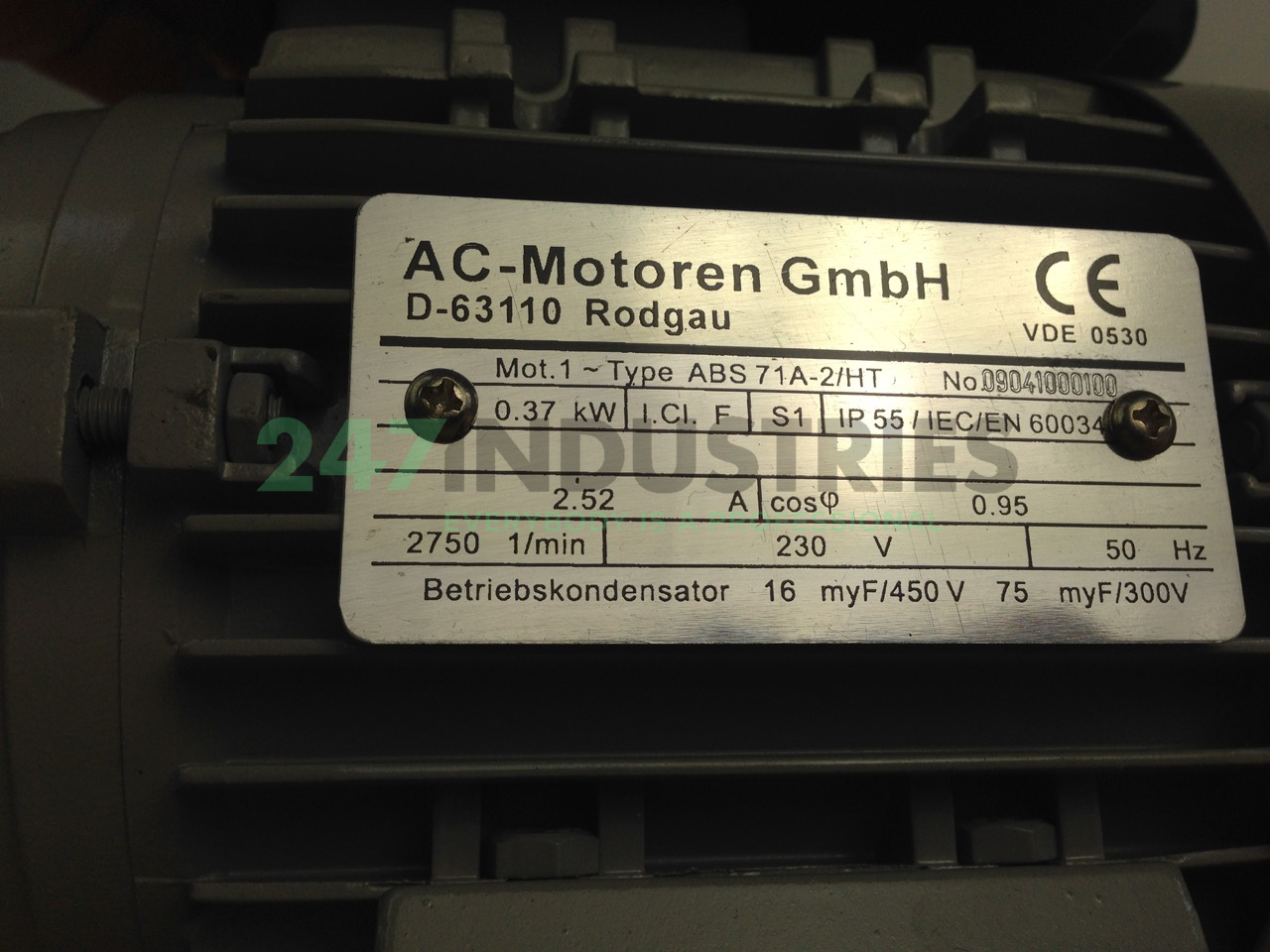 ABS71A-2/HTB3 AC-Motoren GmbH Image 2