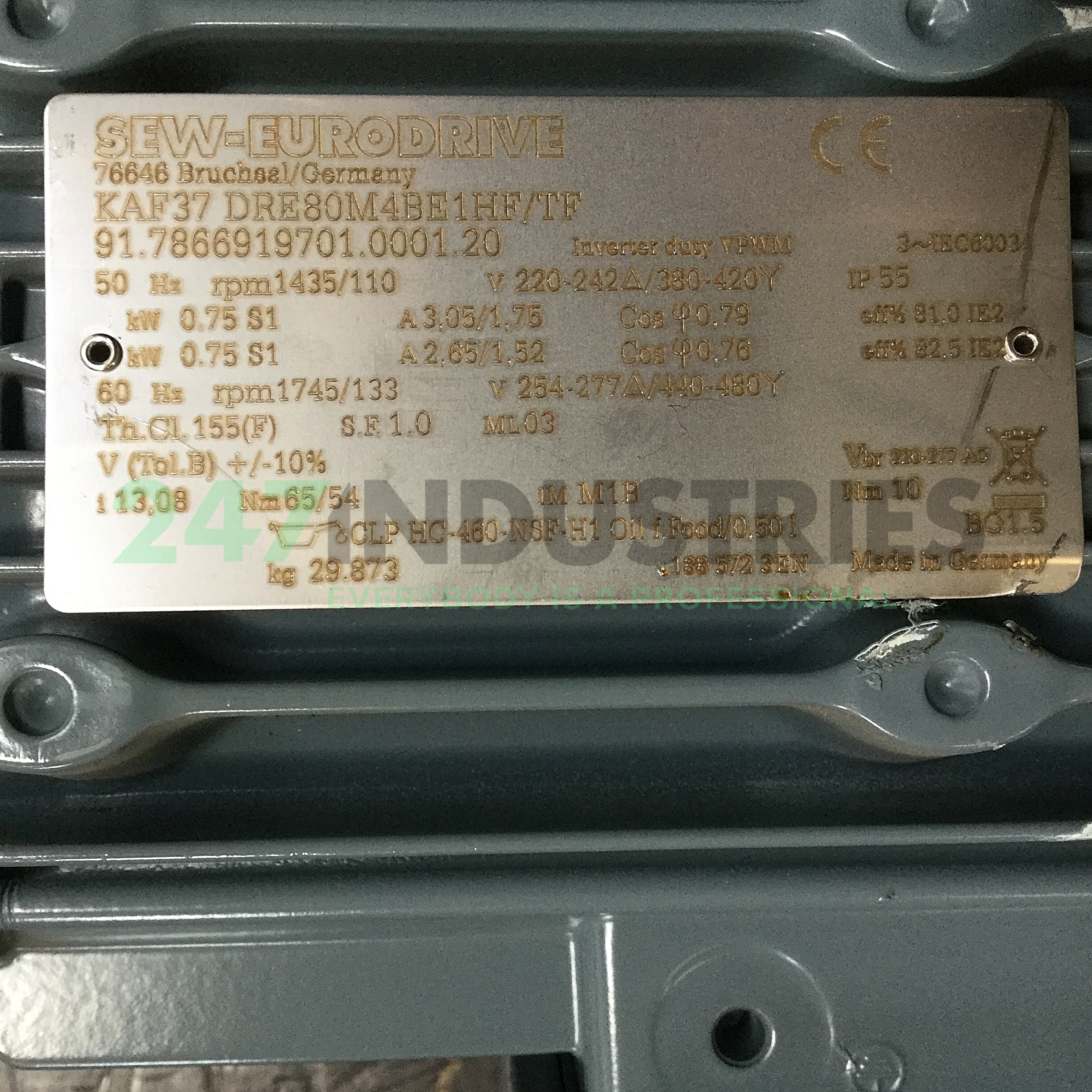 KAF37DRE80M4BE1HF/TF SEW-EURODRIVE Image 4