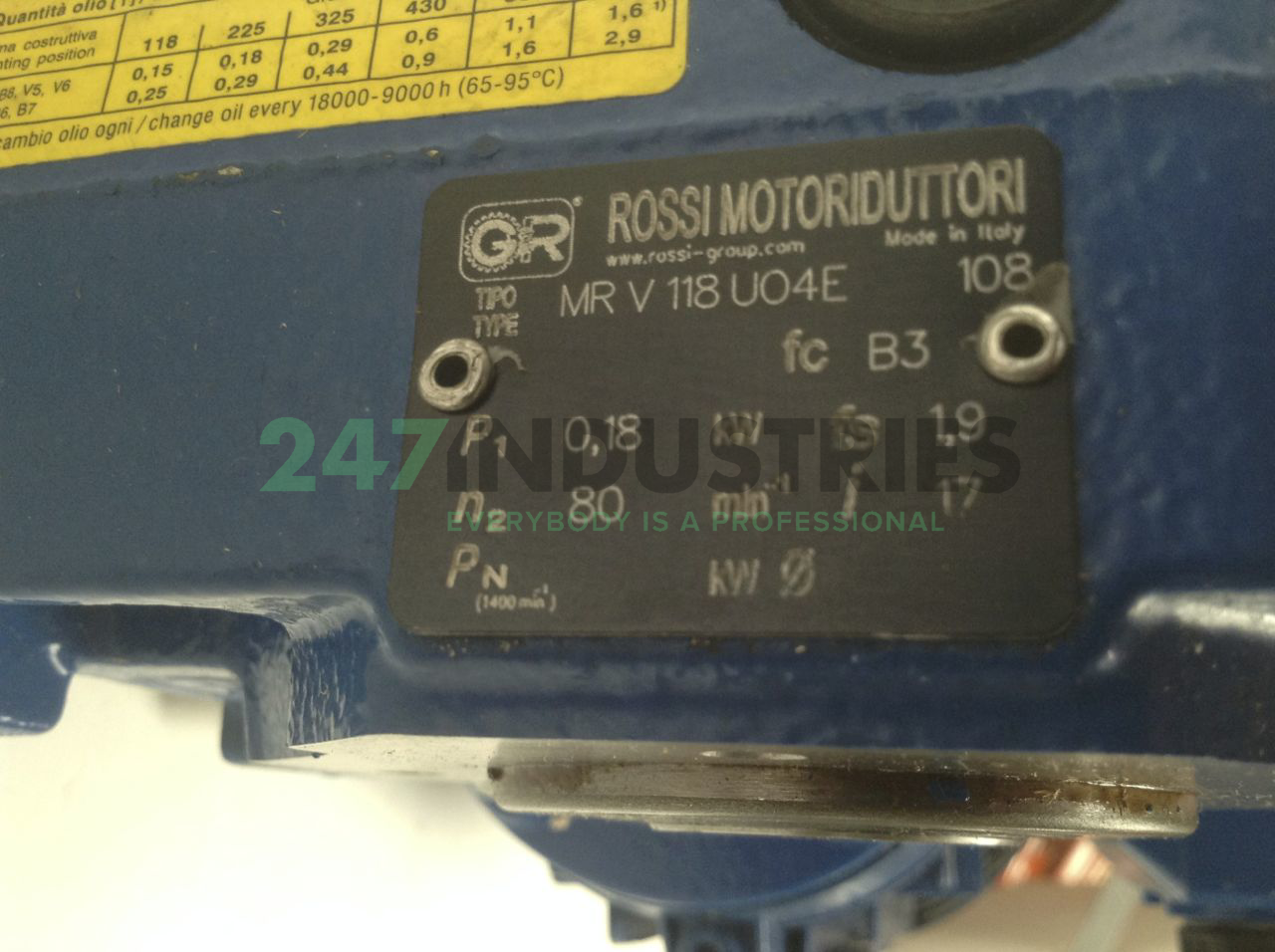 MRV118UO4E-F063B4B14/ Rossi Image 2