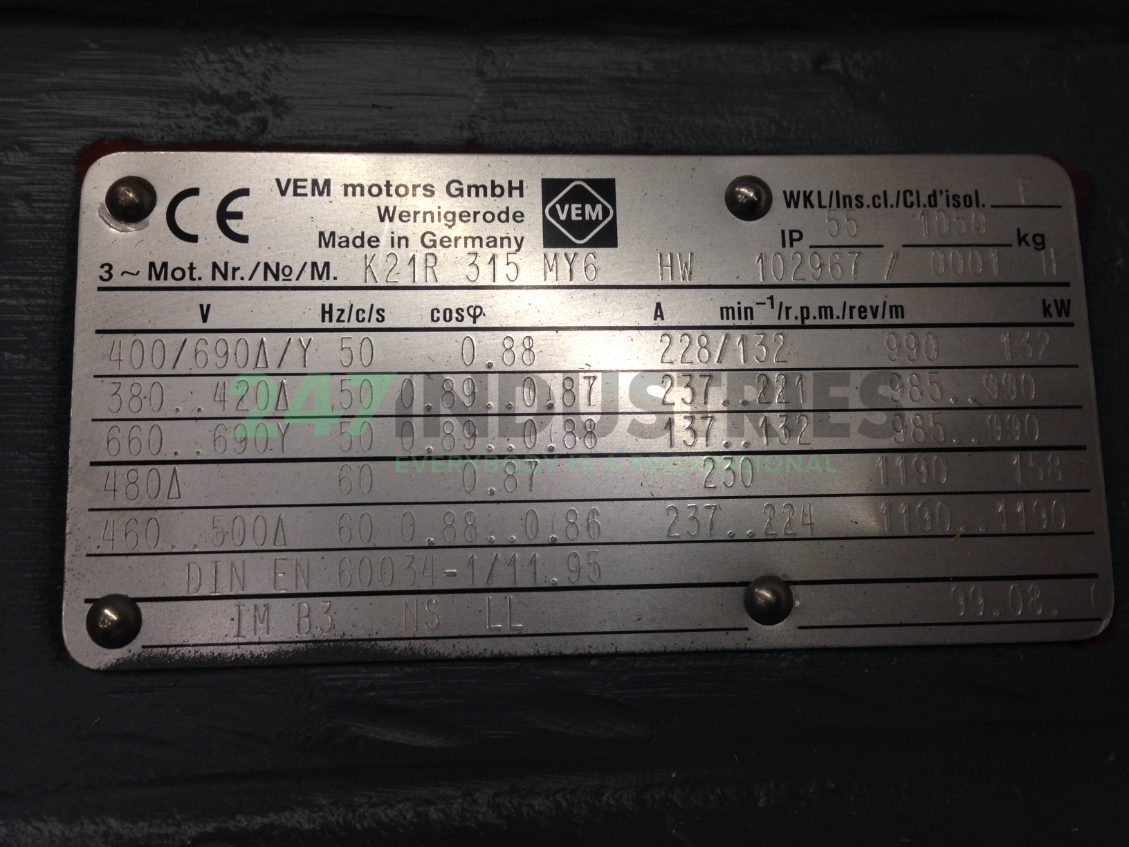 K21R315MY6B3 VEM Image 2