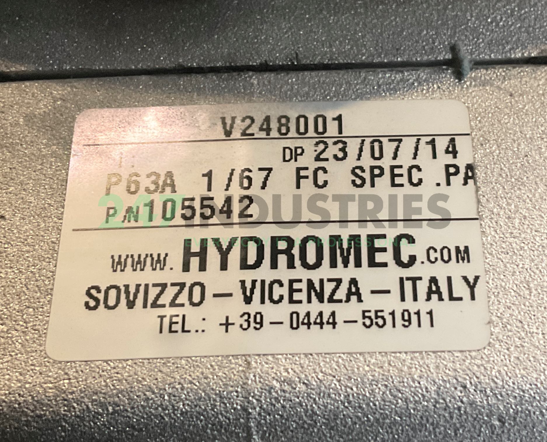 P63AFC09C0-RB3 Hydro-Mec Image 4