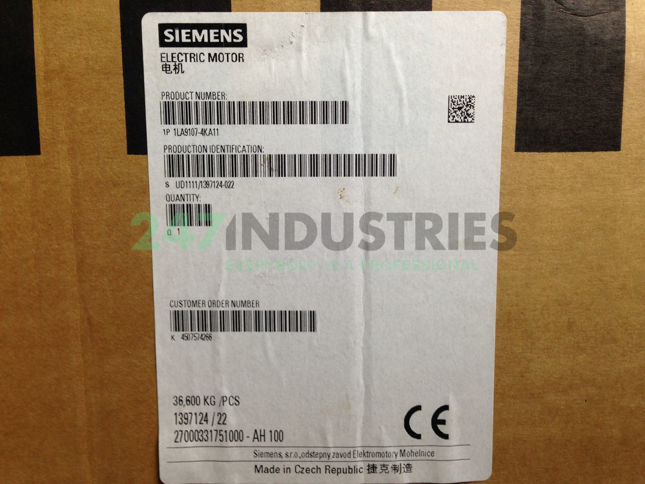 1LA9107-4KA11 Siemens Image 3