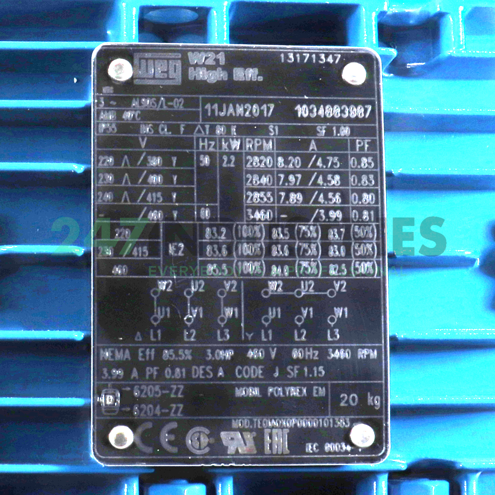 2.2K31AL290S/L2B34 WEG Image 4