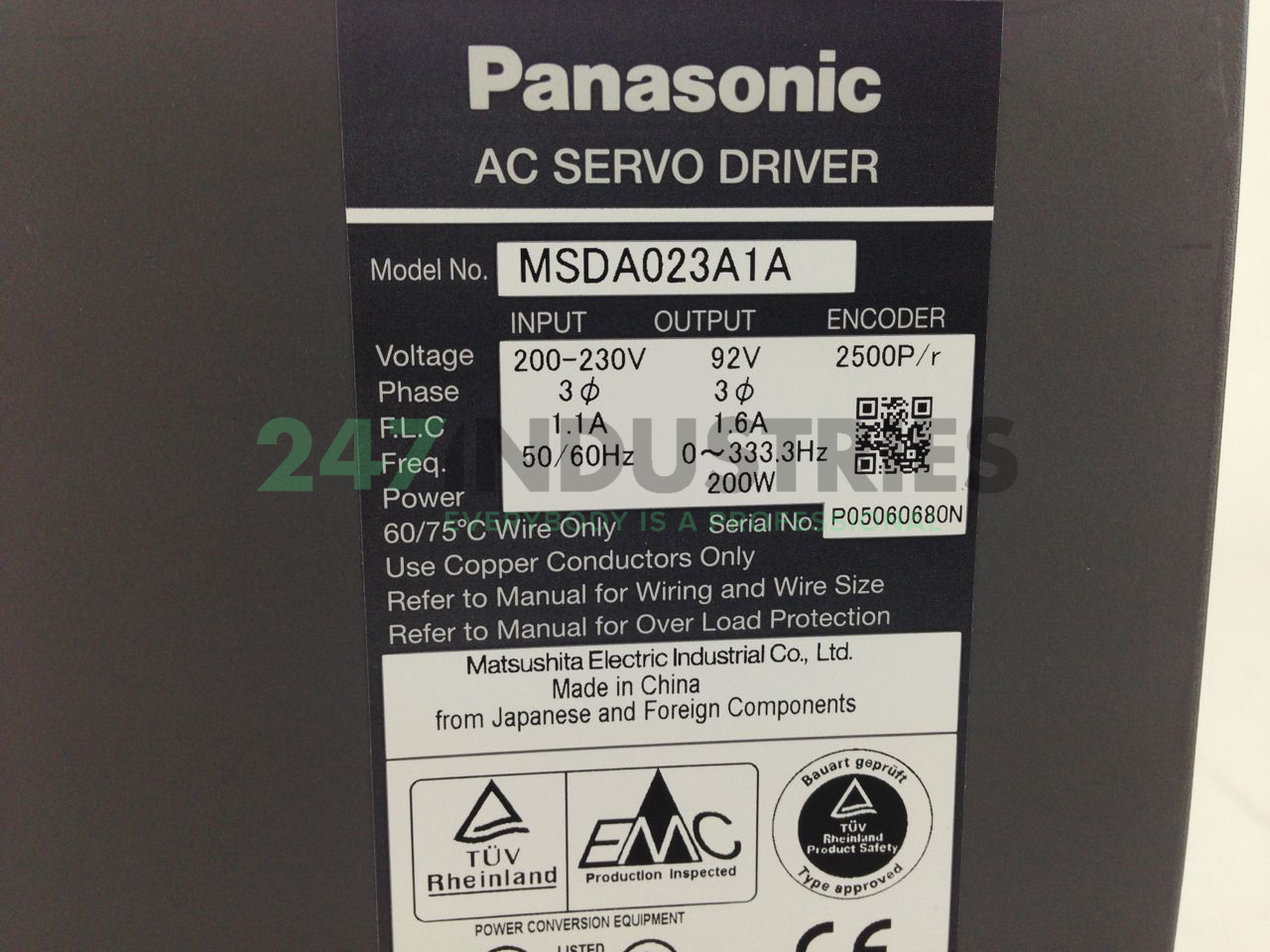 MSDA023A1A Panasonic Image 3