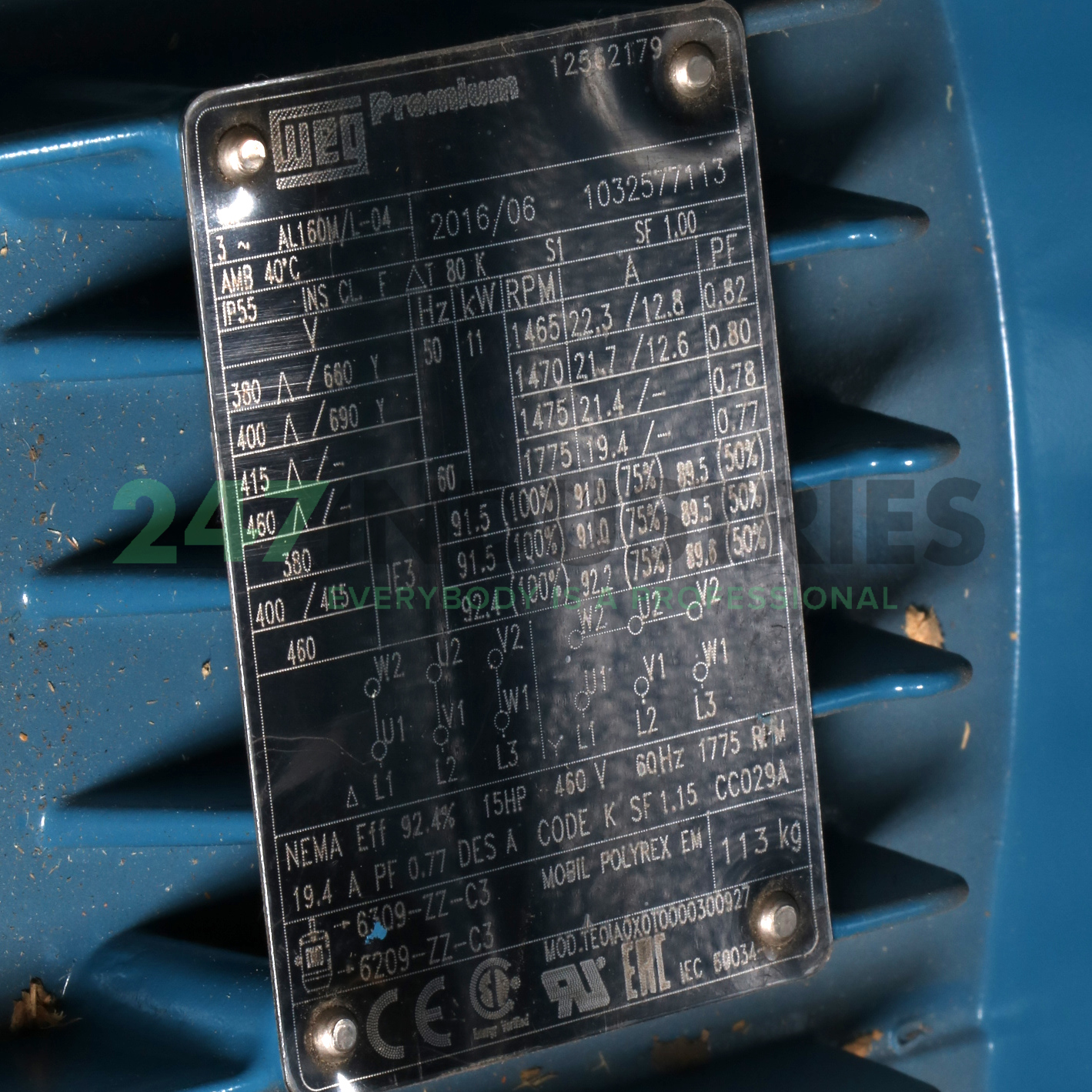 11K32AL3160M/L4B3 WEG Image 2