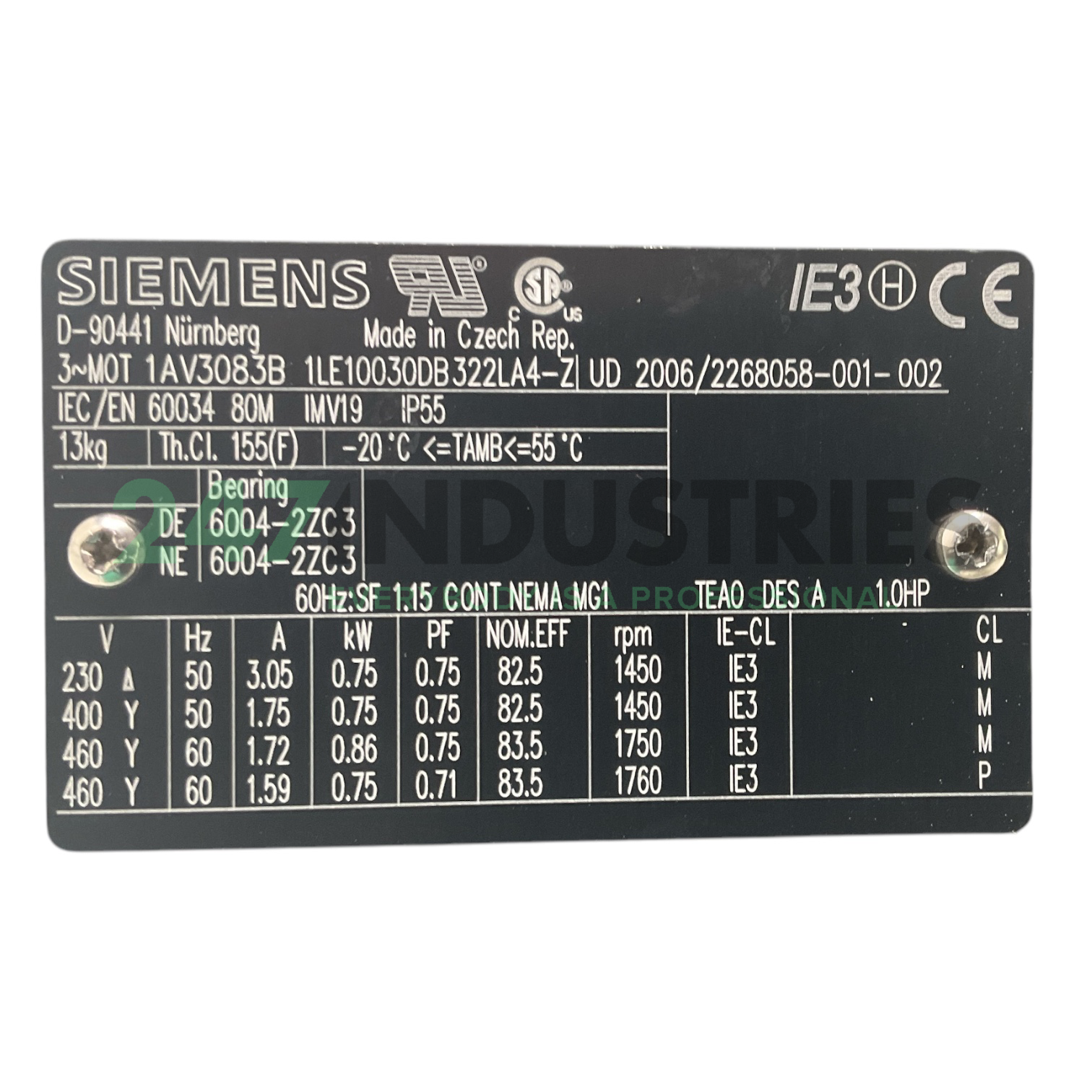 1LE1003-0DB32-2LA4-Z Siemens Image 4