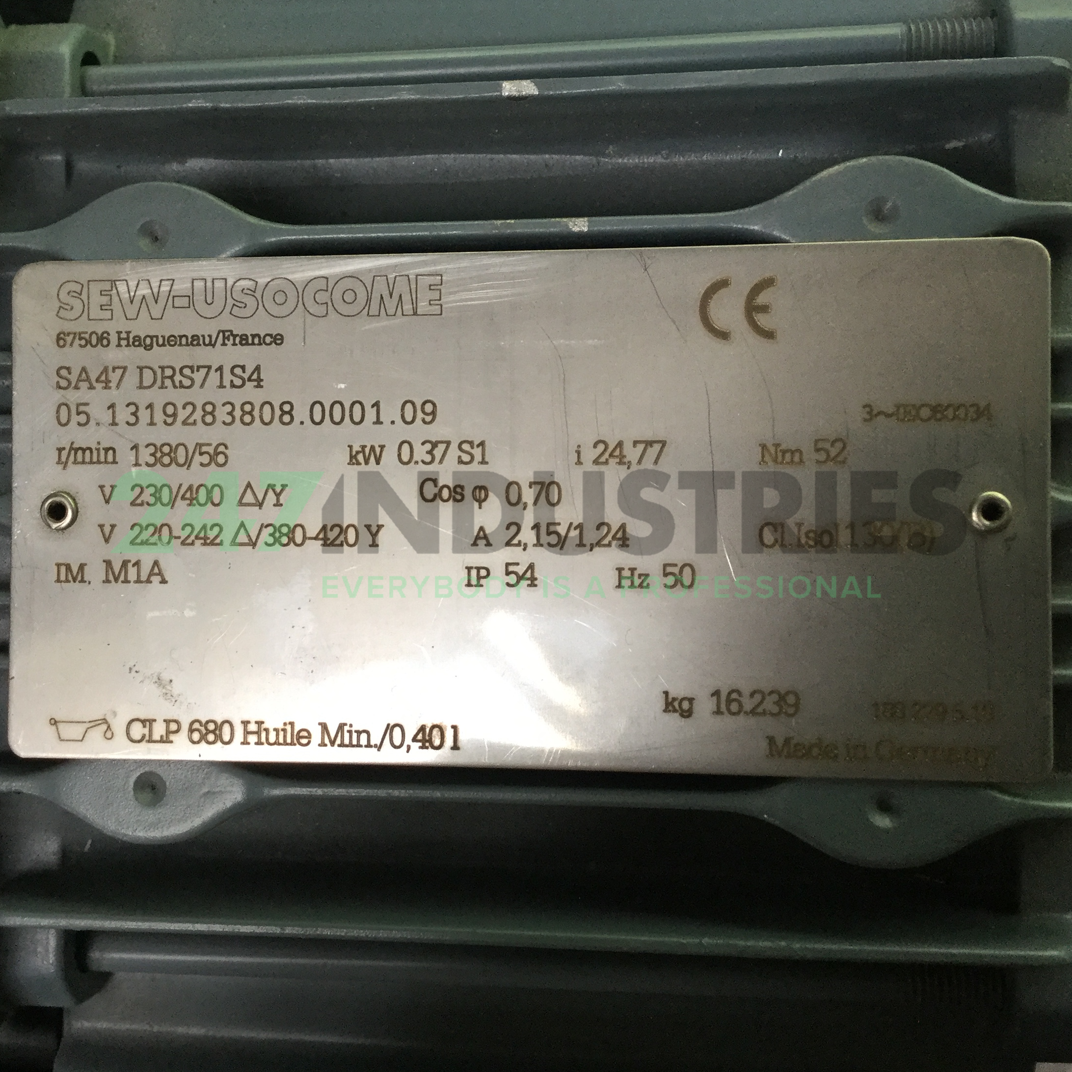 SA47/DRS71S4 SEW-EURODRIVE Image 4