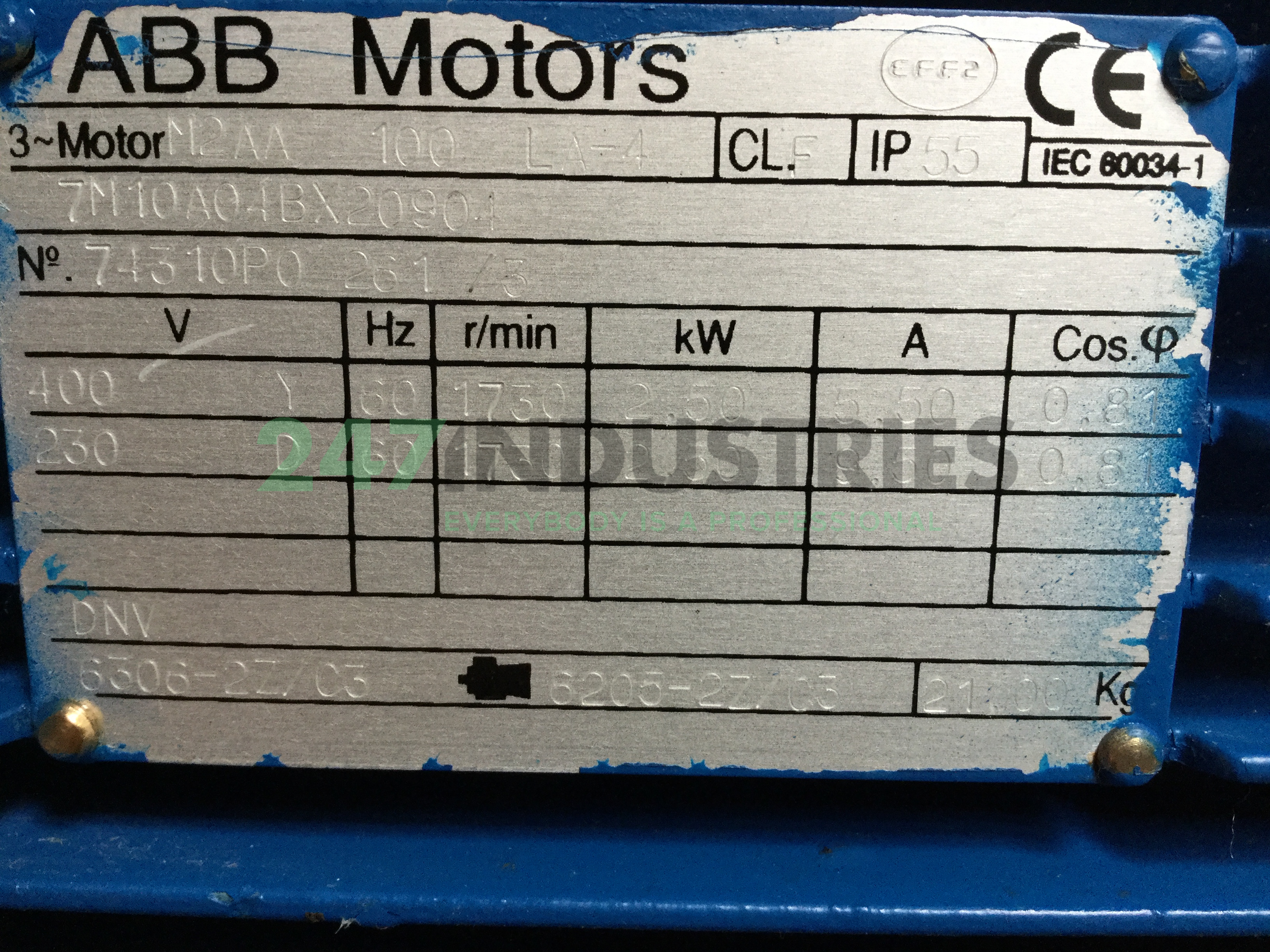 M2AA100LA-4-B5 ABB Image 4