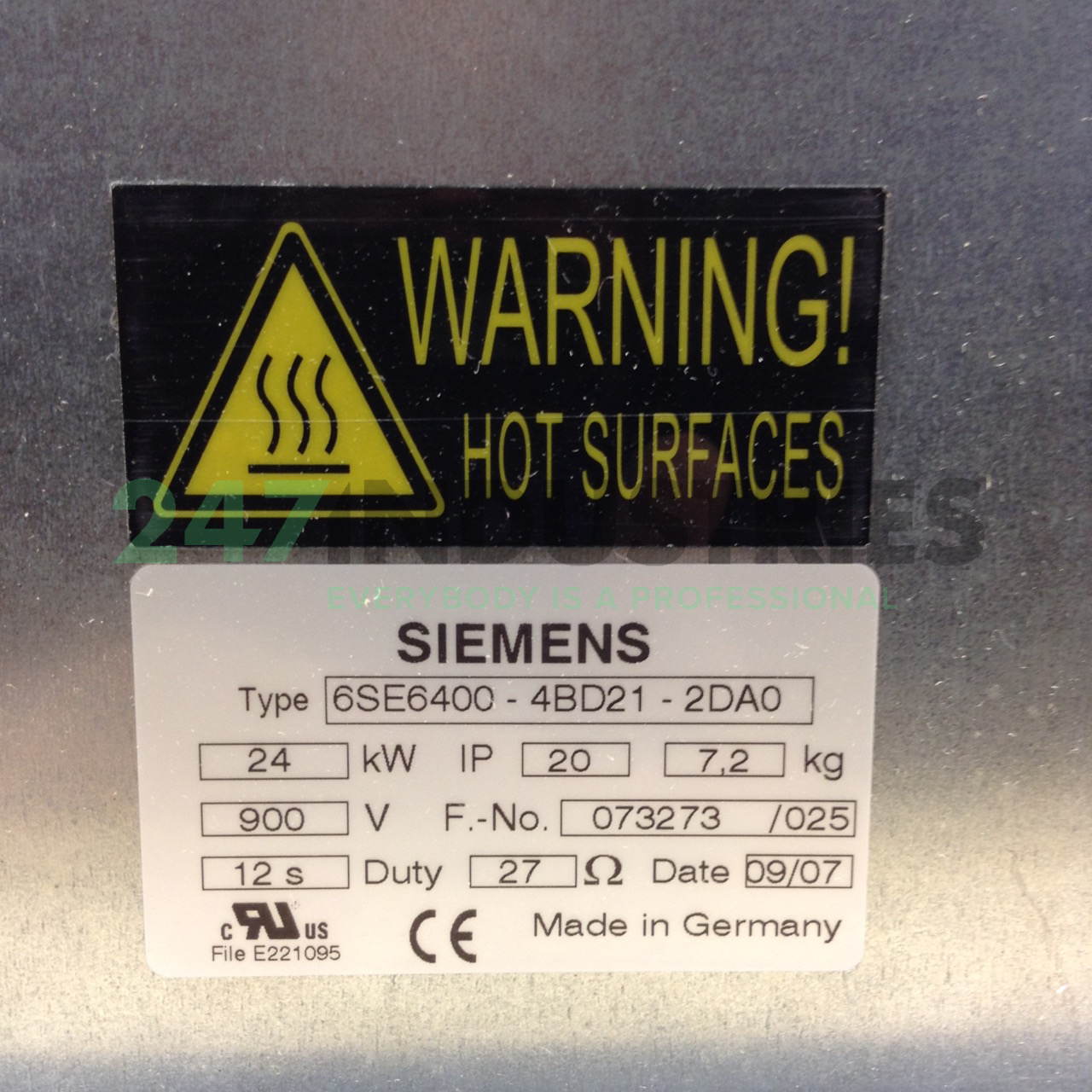 6SE6400-4BD21-2DA0 Siemens Image 2