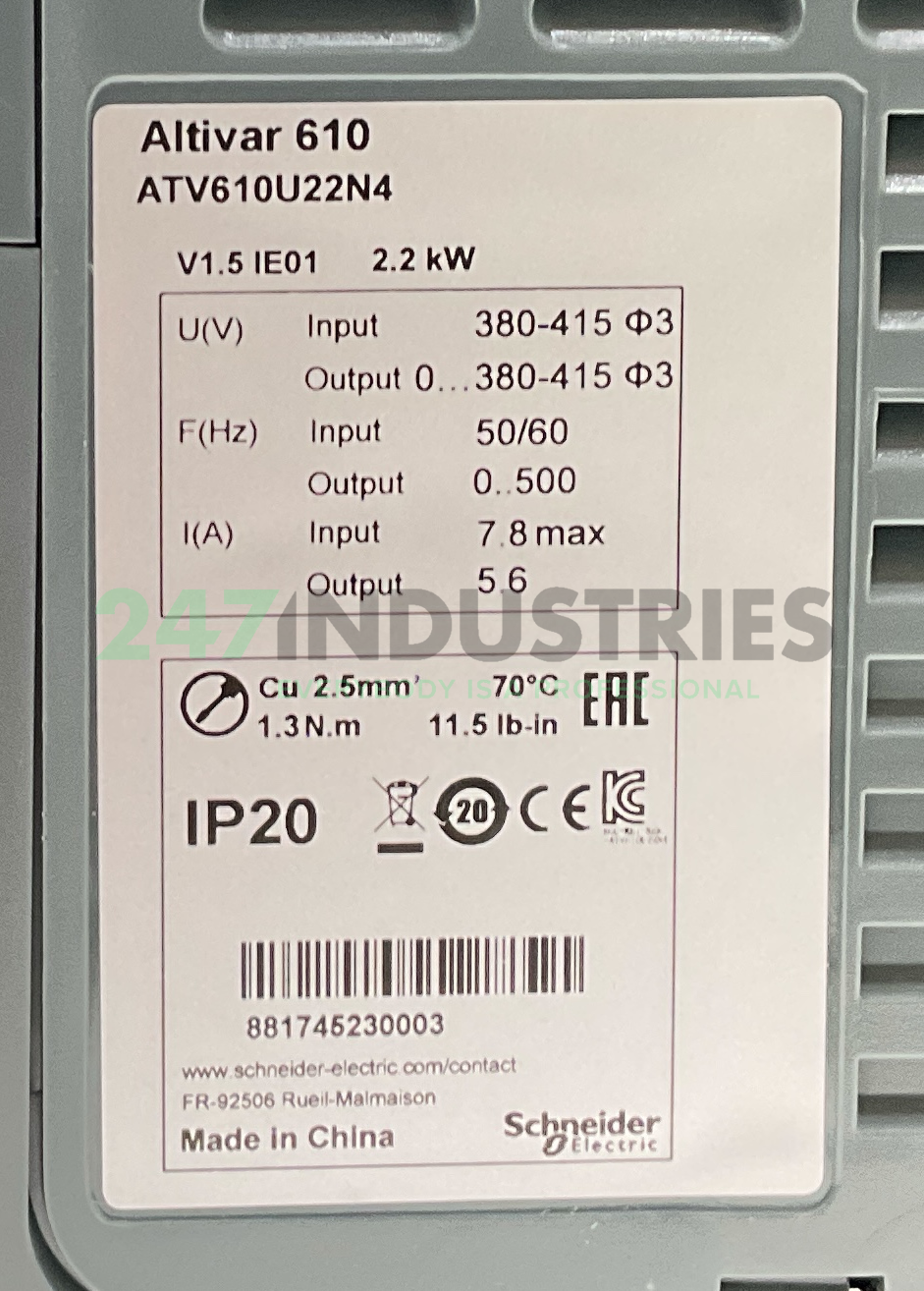 ATV610U22N4 Schneider Electric Image 4