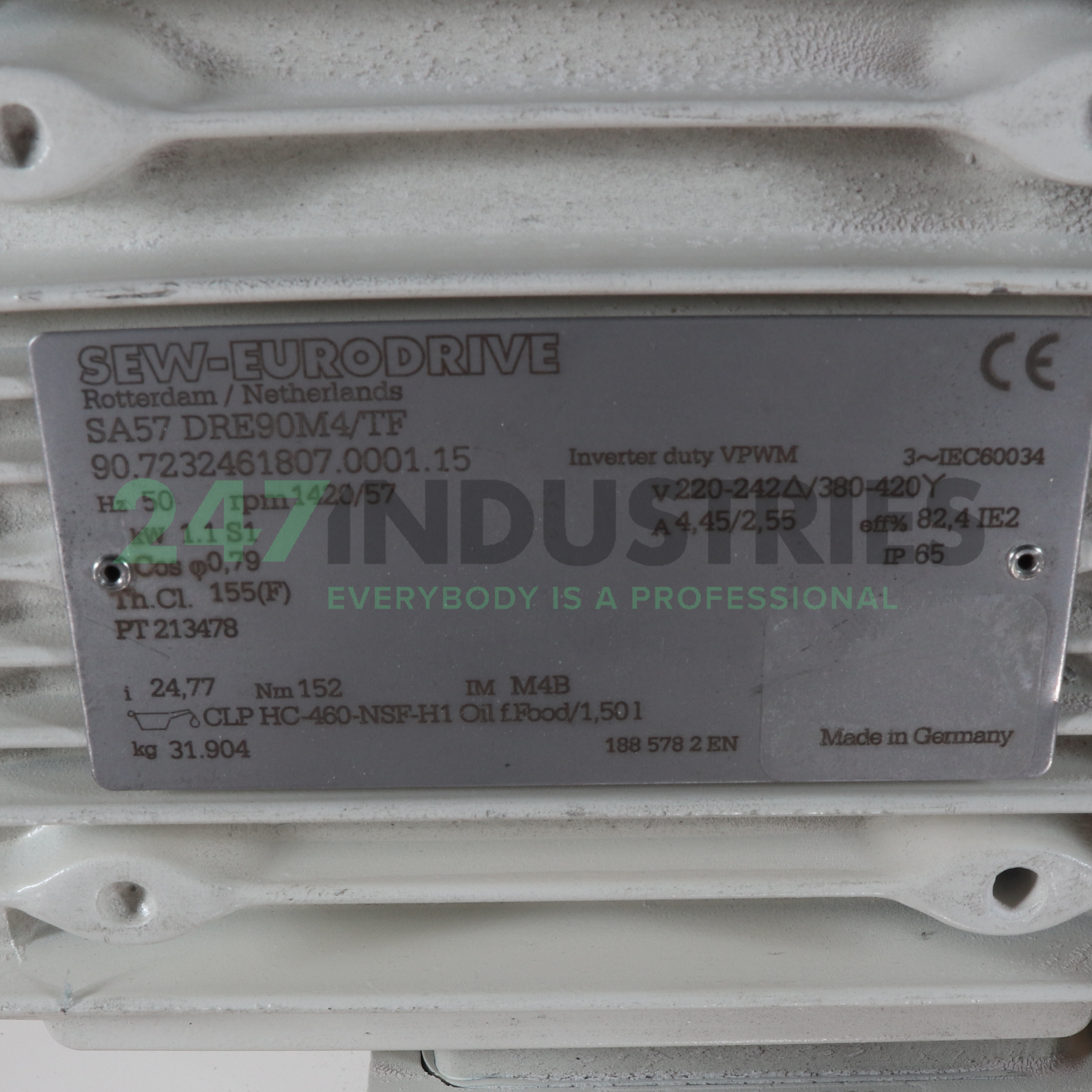 SA57/DRE90M4TF SEW-EURODRIVE Image 2