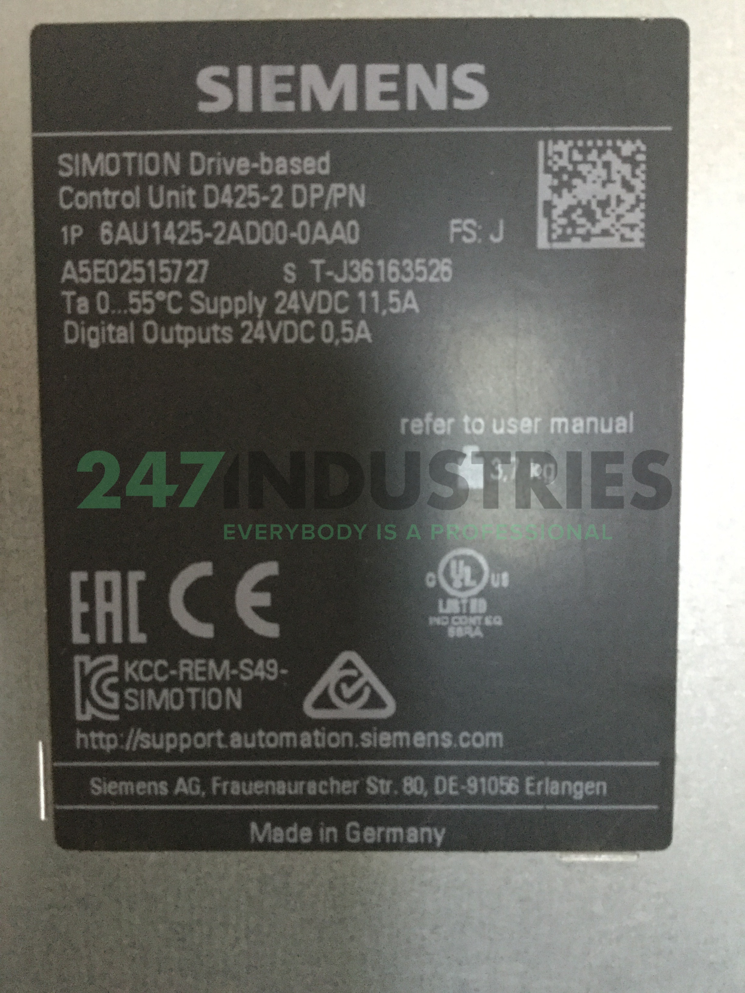 6AU1425-2AD00-0AA0 Siemens Image 4