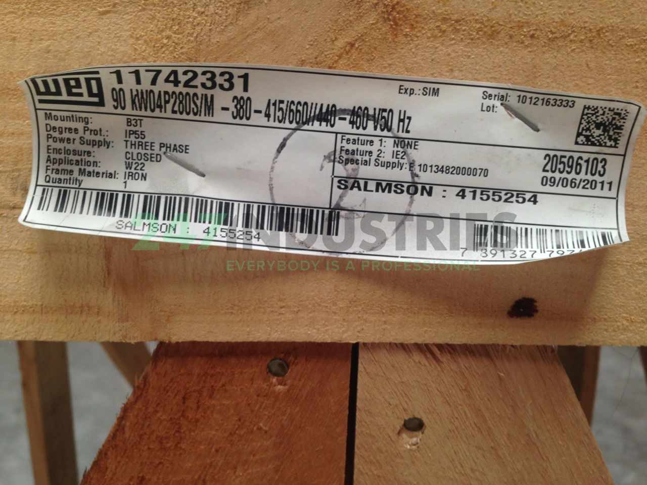 90K32CI2280S/M4B3 WEG Image 3