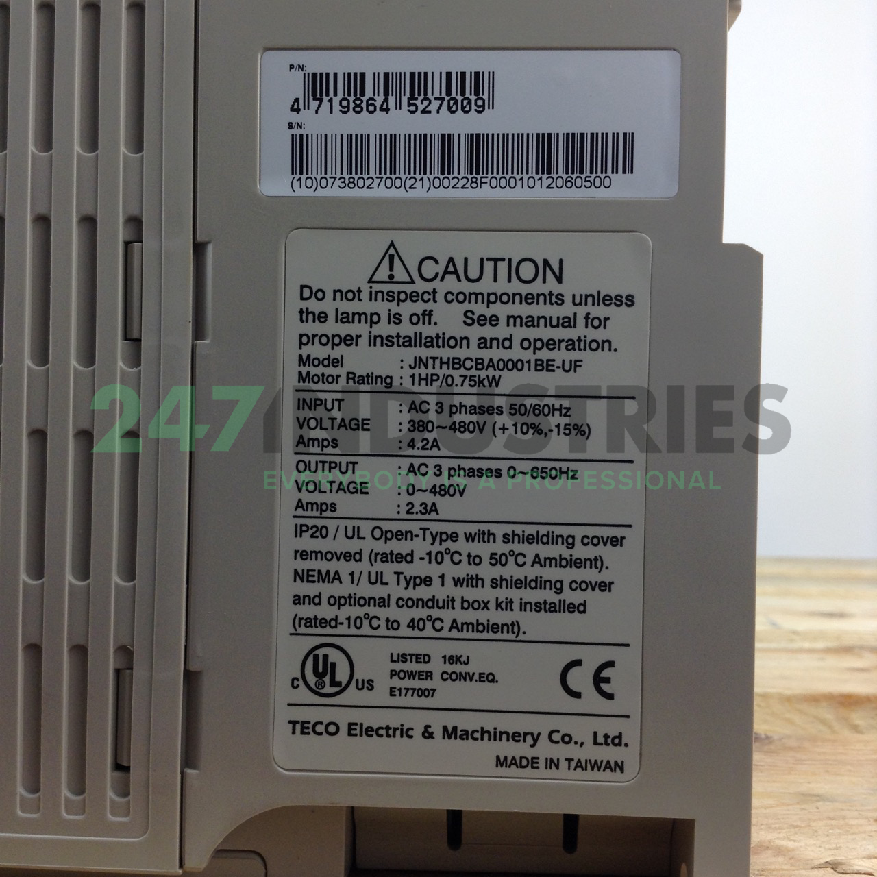 JNTHBCBA0001BE-UF Teco Image 2