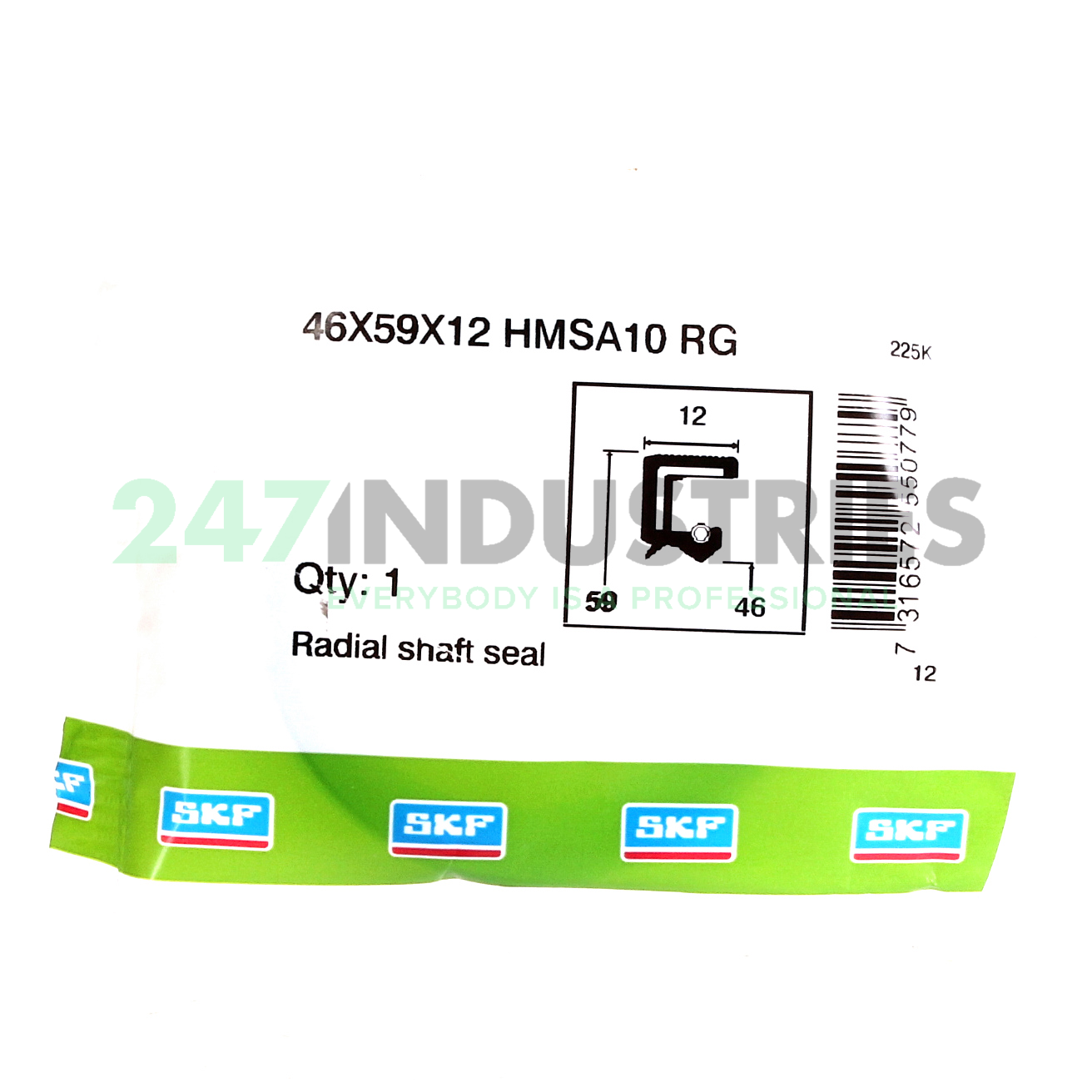 46X59X12HMSA10RG SKF Image 3