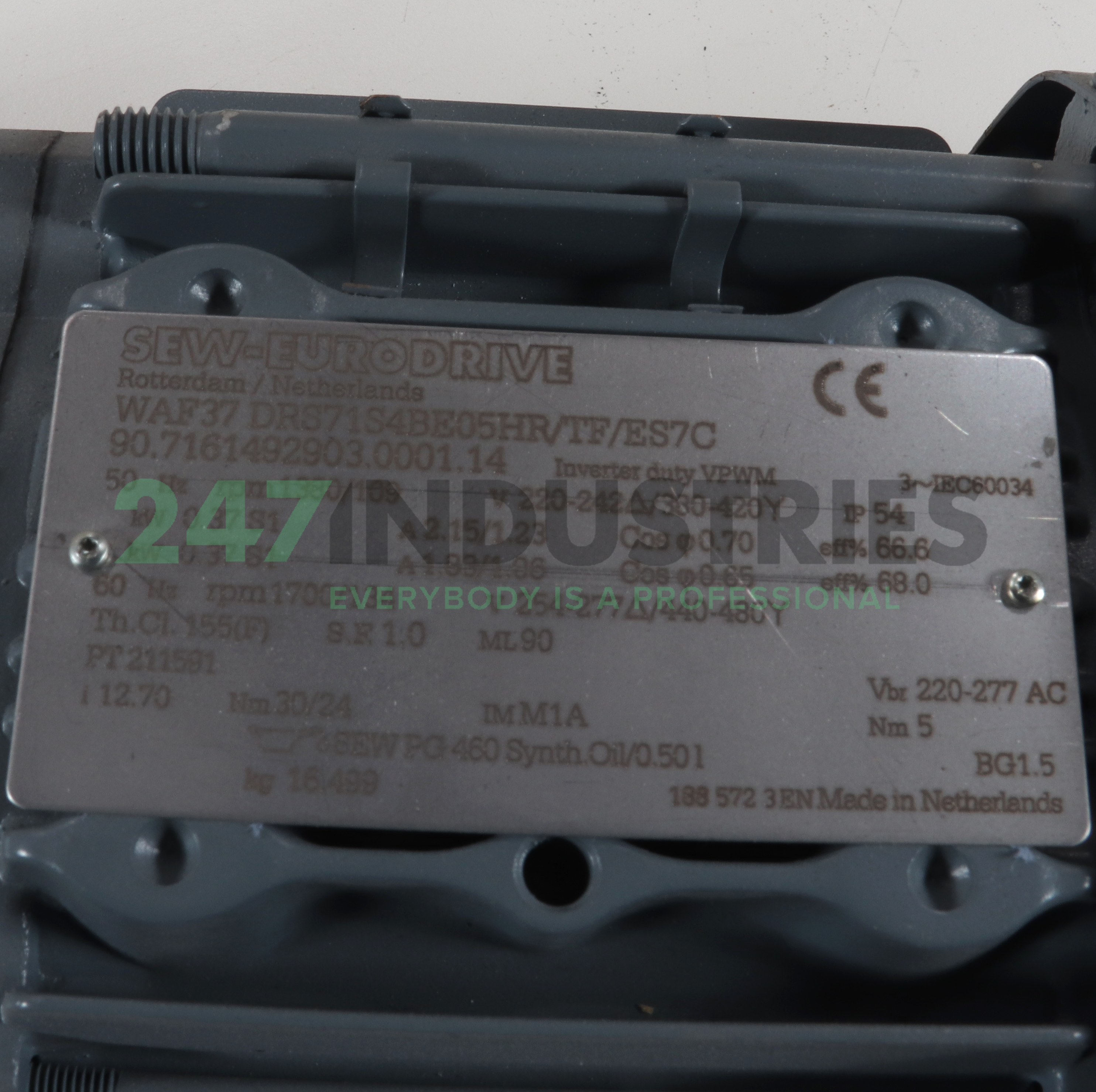 WAF37/DRS71S4BE05HRTF SEW-EURODRIVE Image 2