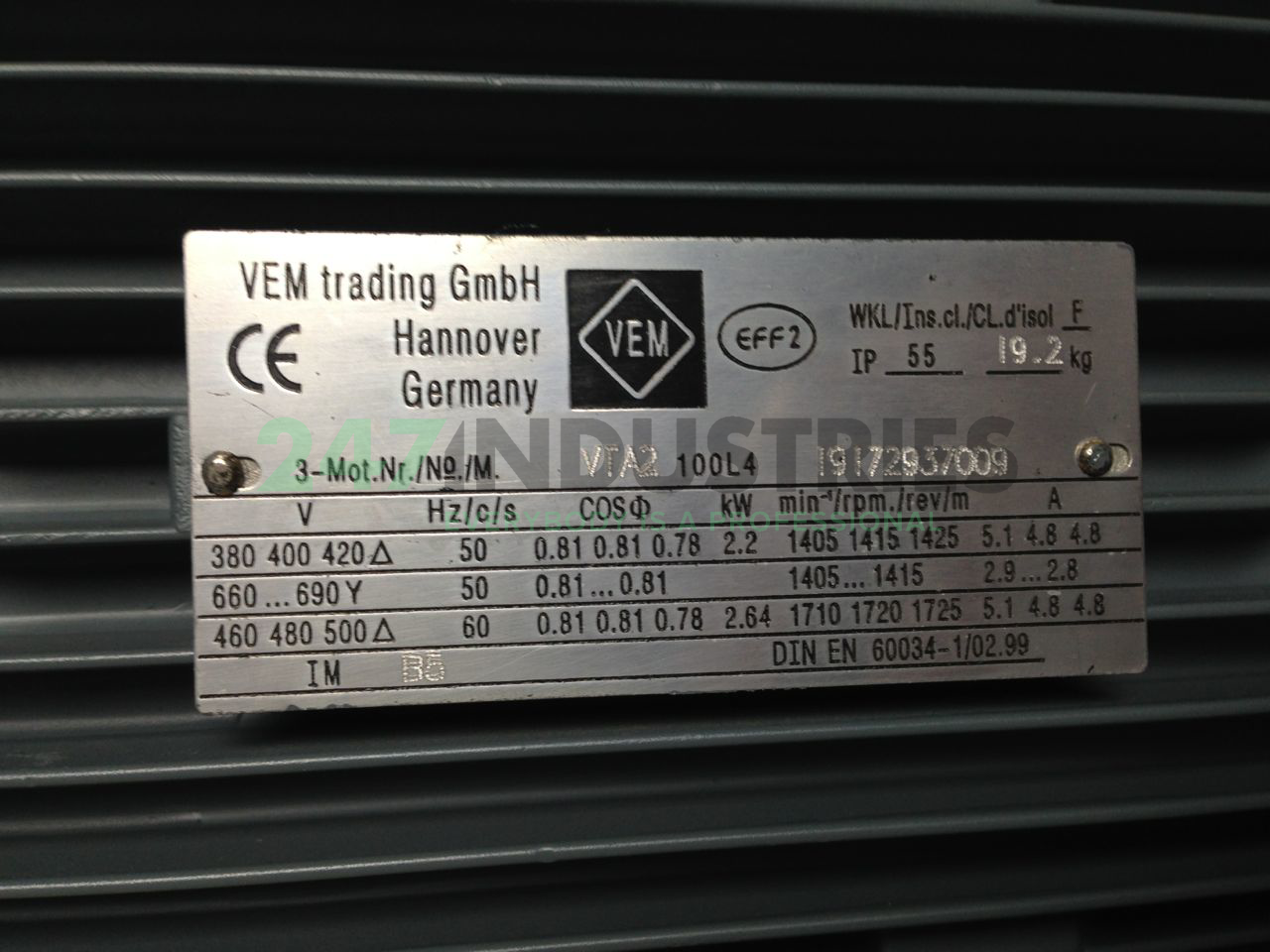 VTA2-100L4B5 VEM Image 2