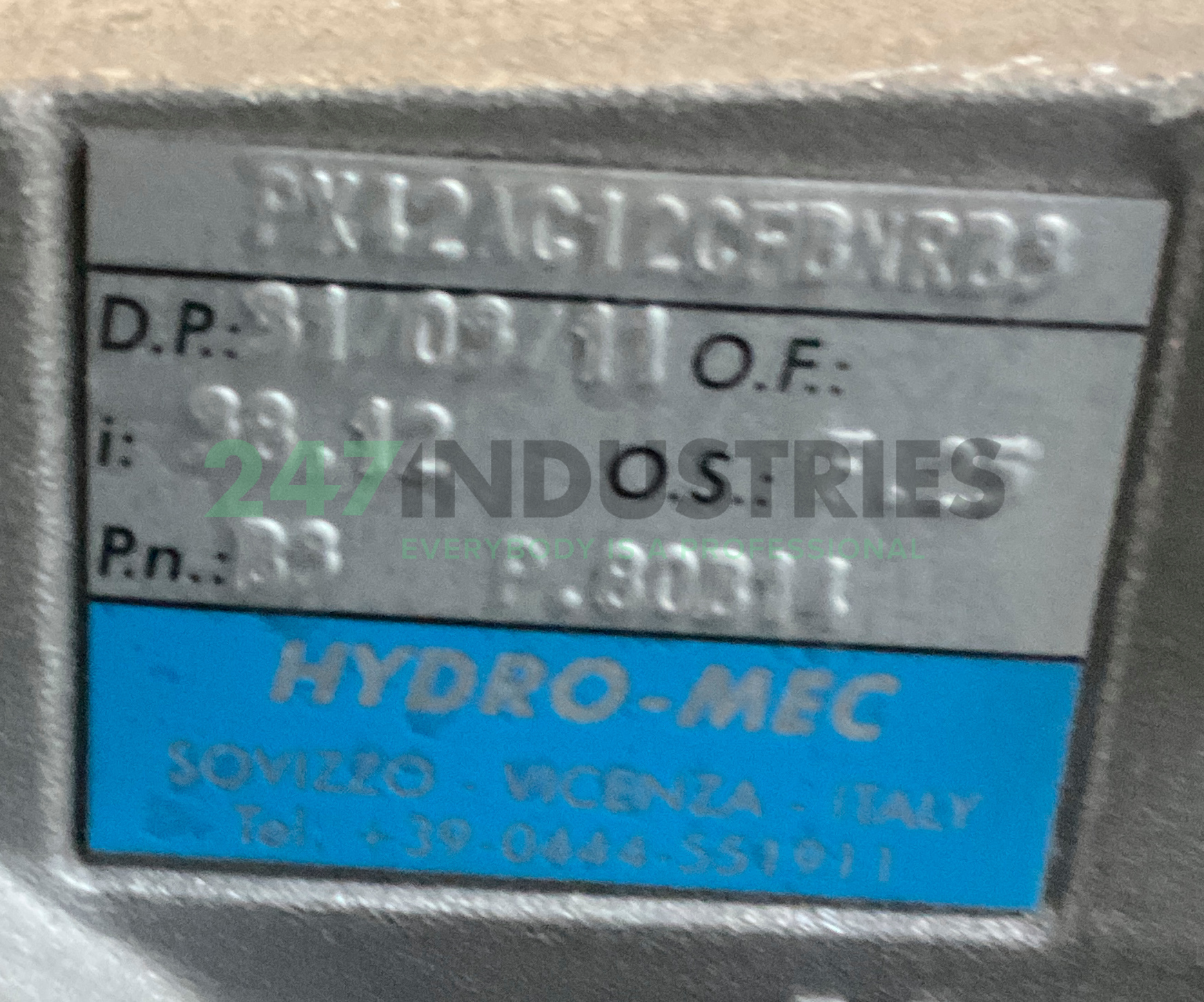 PX42AC12-CFBN-RB3 Hydro-Mec Image 4