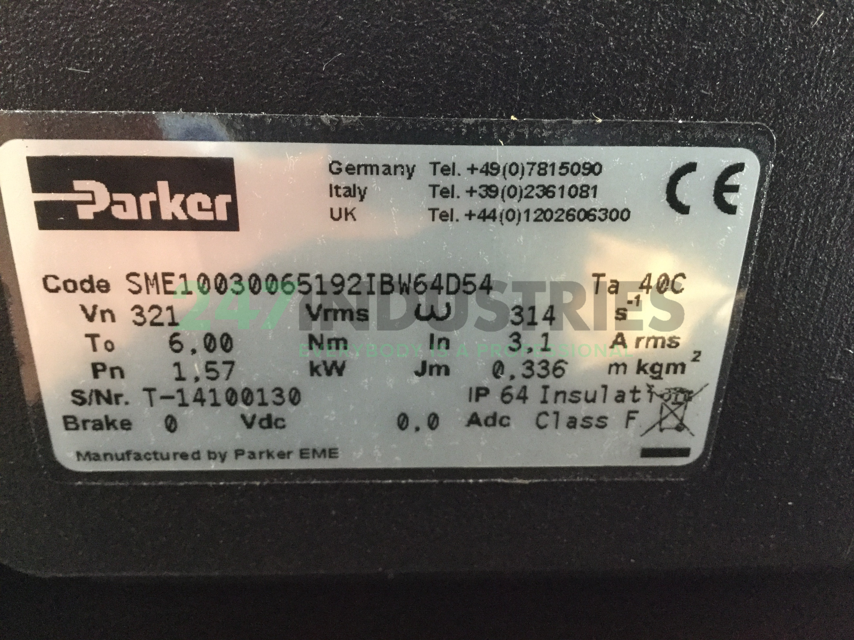 SME10030065192IBW64D5 Parker Image 4