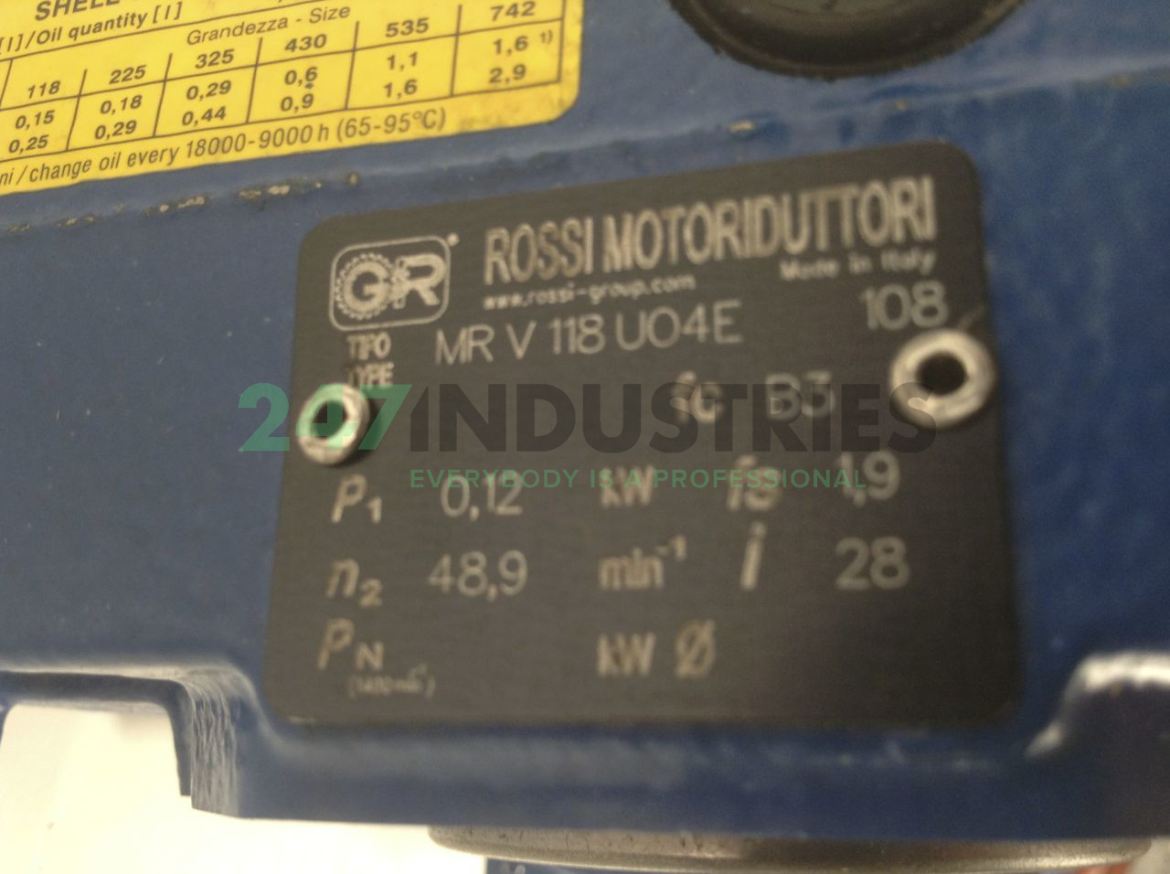 MRV118UO4E-F063B4B14/ Rossi Image 2