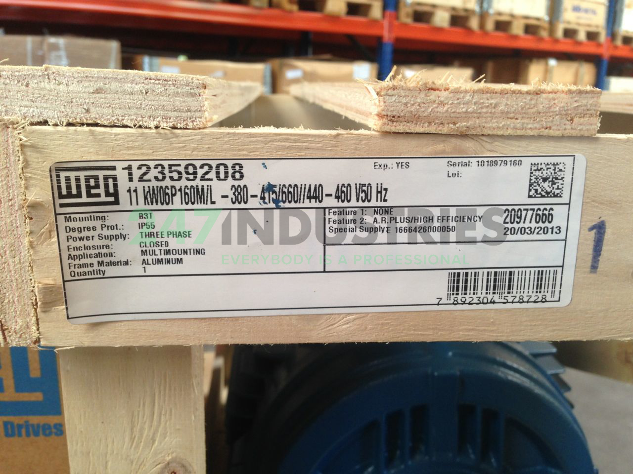 11K32AL2160M/L6B3 WEG Image 3