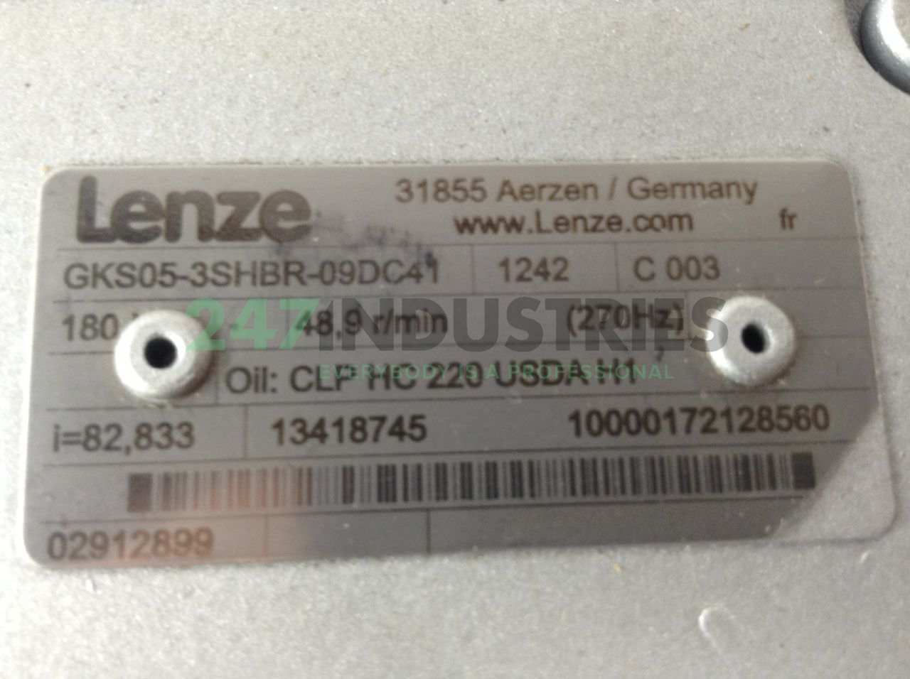 GKS05-3SHBR09DC41 Lenze Image 2