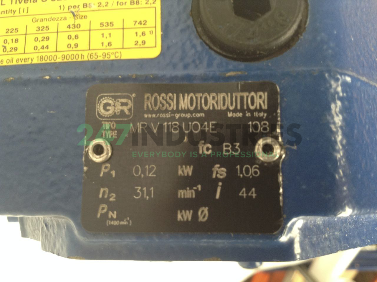 MRV118UO4E-F063A4B14/ Rossi Image 2