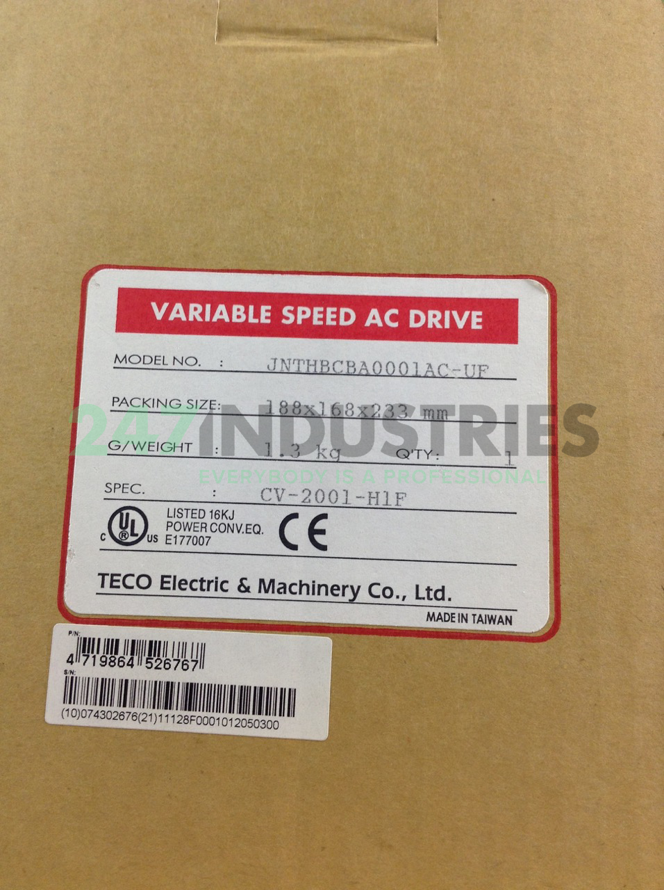JNTHBCBA0001AC-UF Teco Image 6