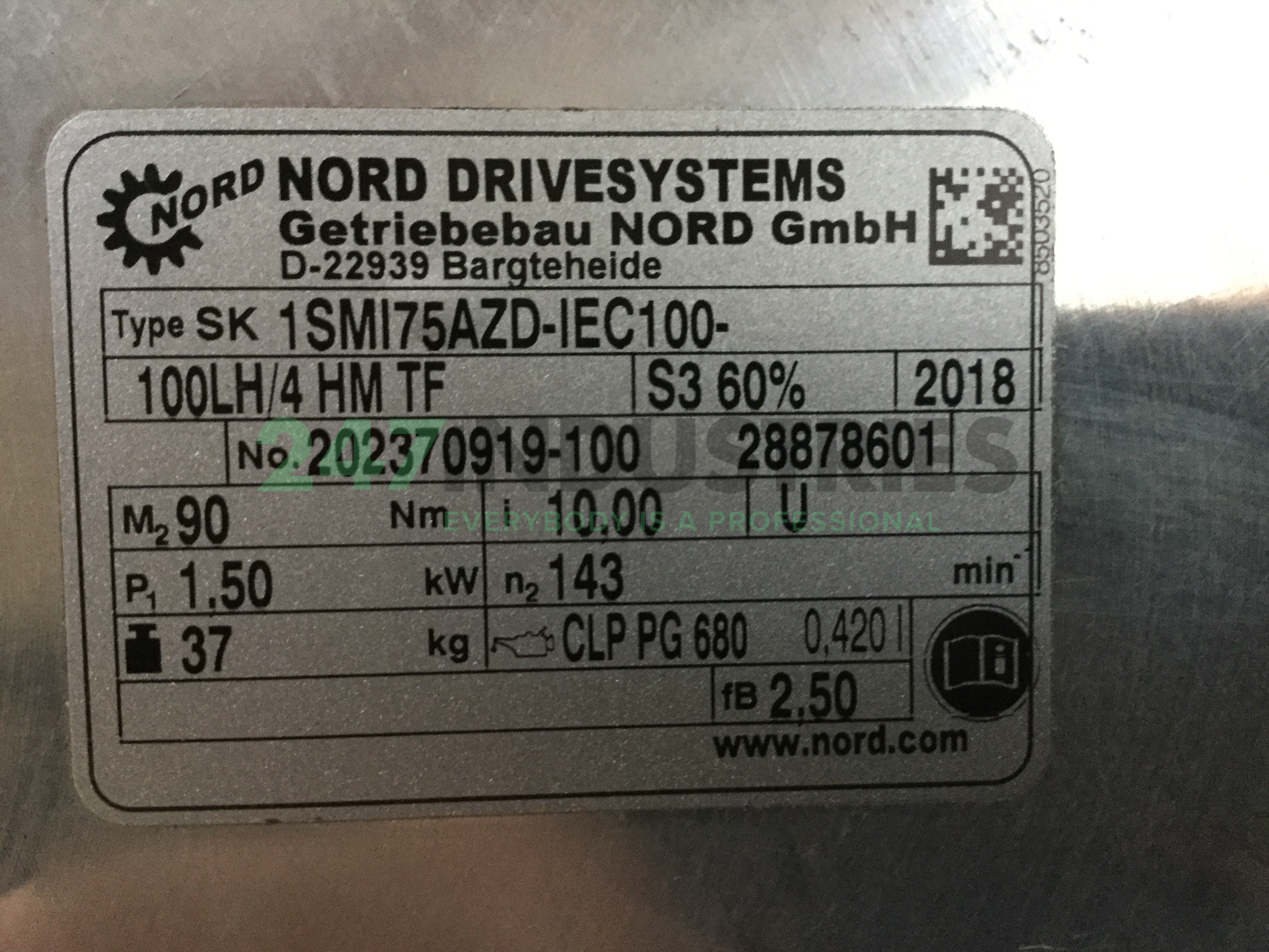 SK1SMI63AZD-100LH/410 Nord Drive Systems Image 4