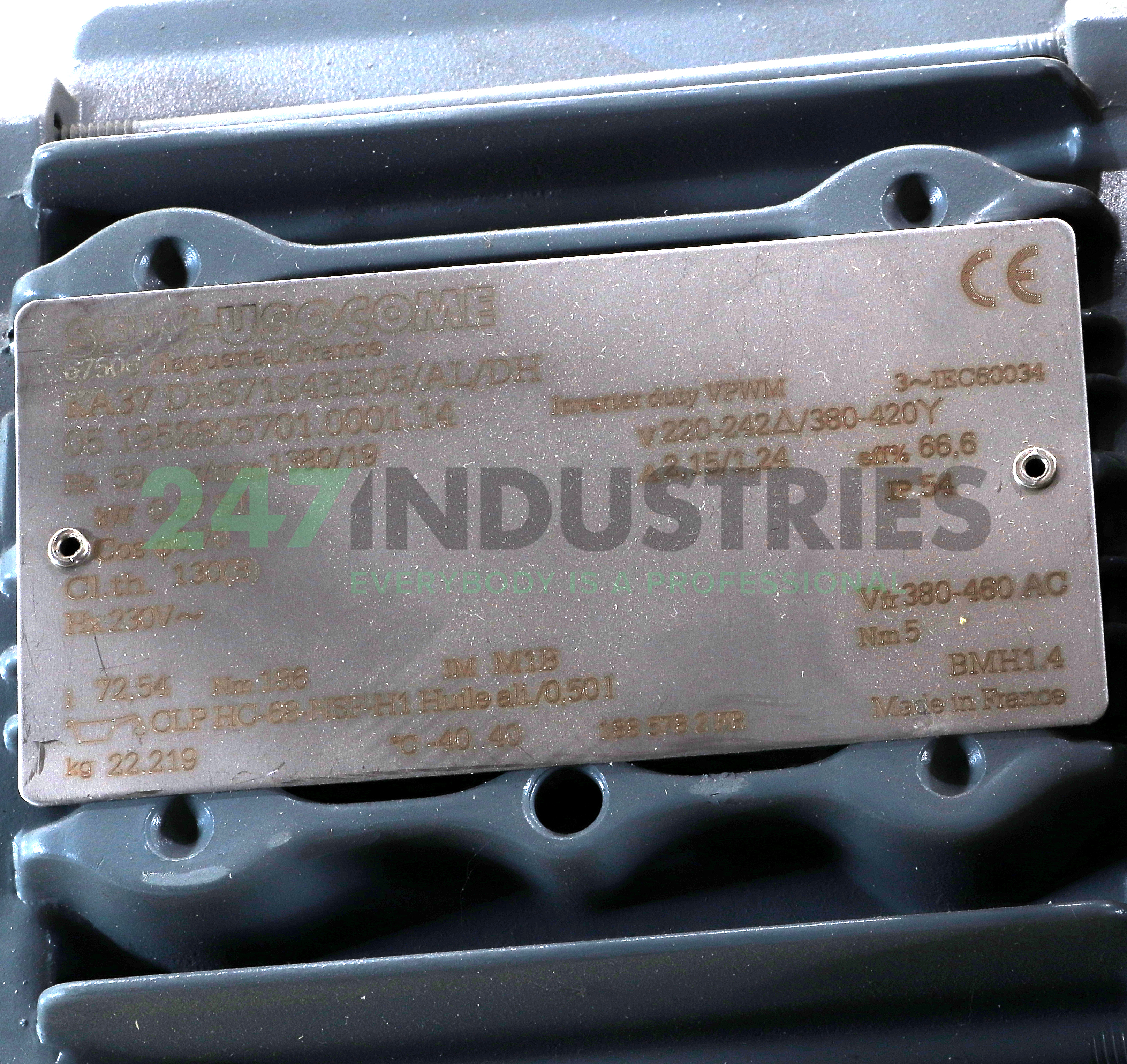 KA37/DRS71S4BE05ALDH SEW-EURODRIVE Image 2