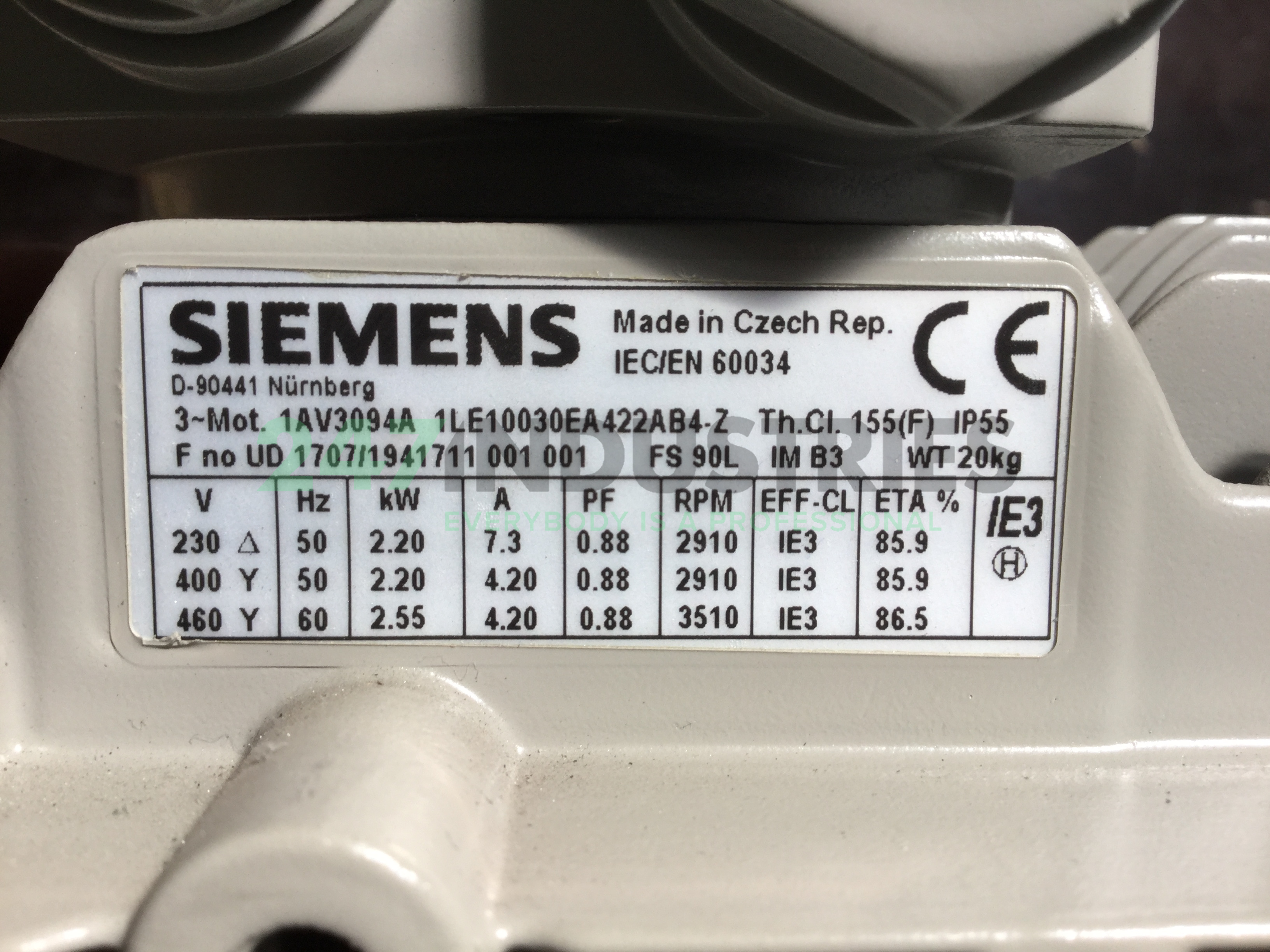 1LE1003-0EA42-2AB4-Z Siemens Image 4