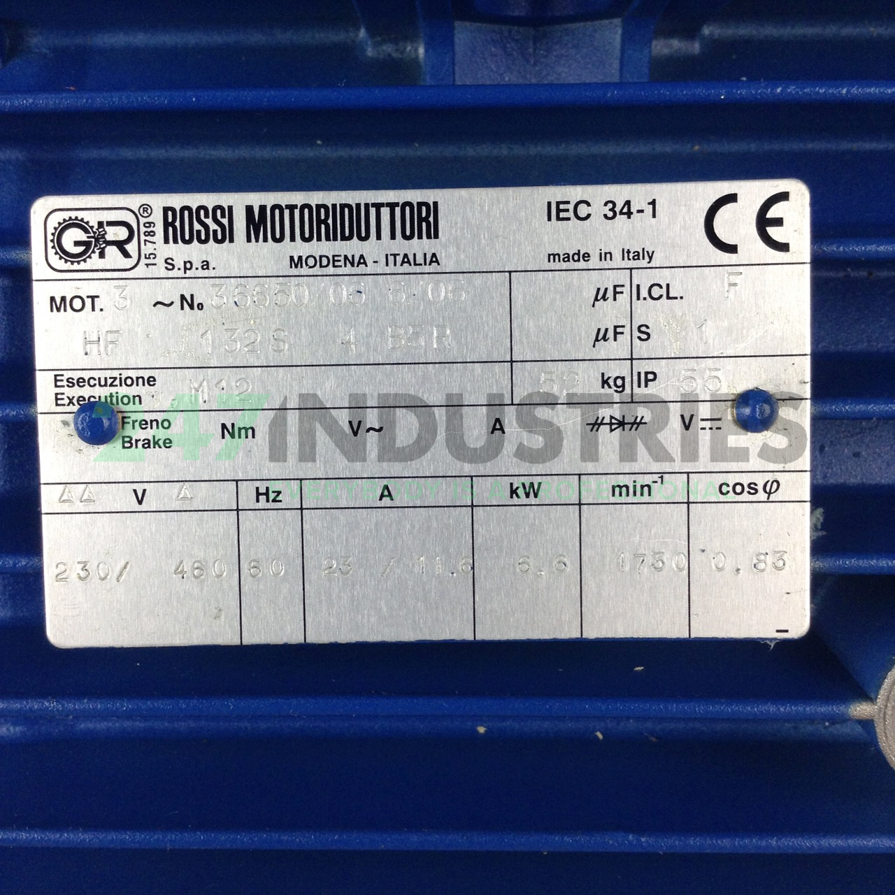 HF132S423046060B5R Rossi Image 2