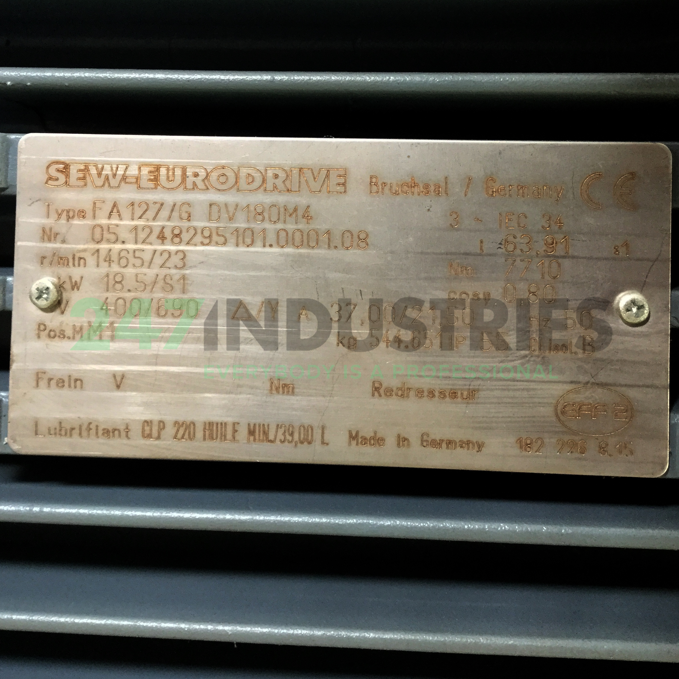 FA127G/DV180M4 SEW-EURODRIVE Image 4