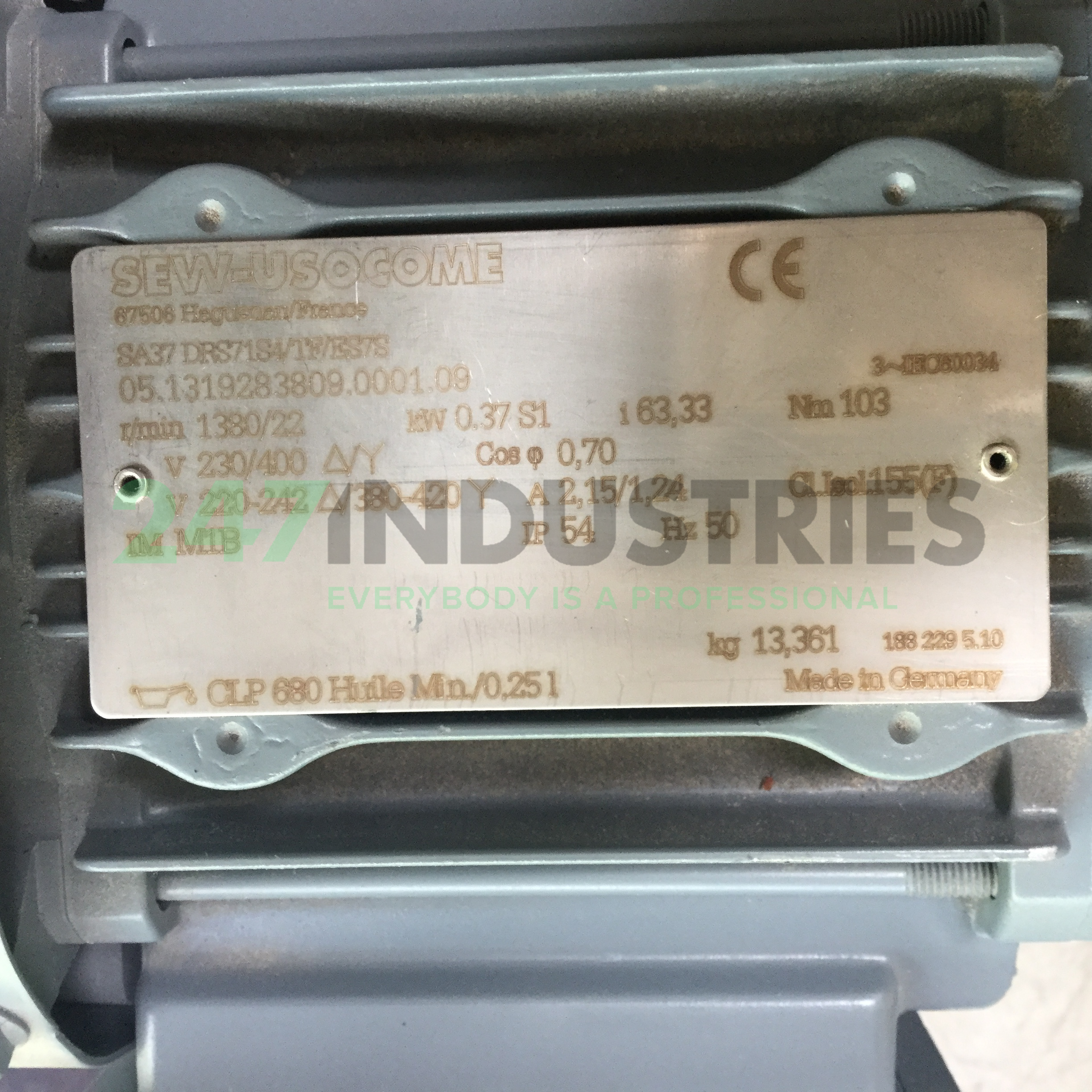 SA37/DRS71S4/TF/ES7S SEW-EURODRIVE Image 4