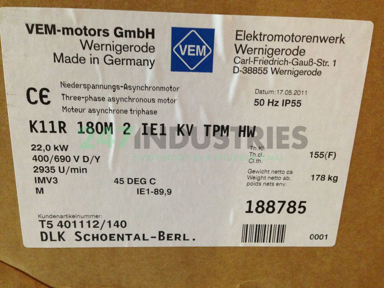 K11R180M2V3 VEM Image 3