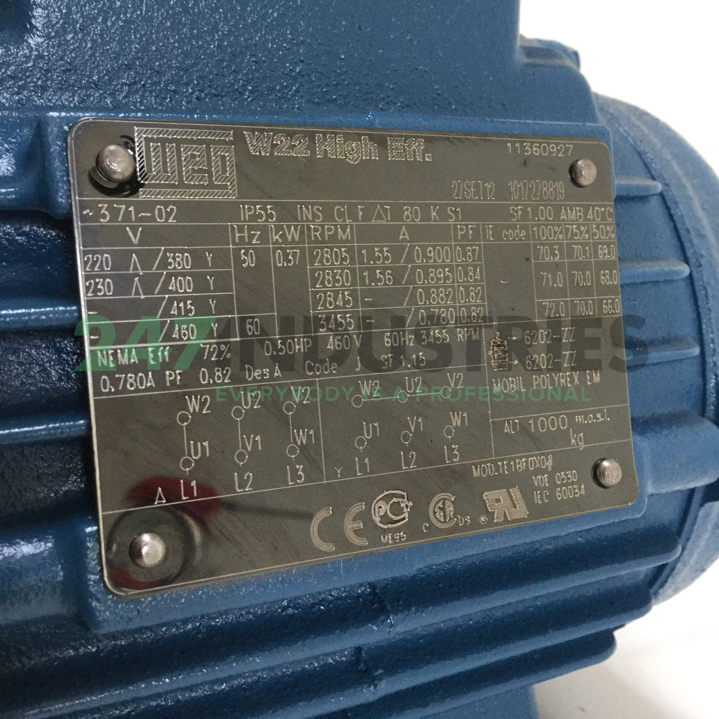 0.37K31CI2712B34 WEG Image 4